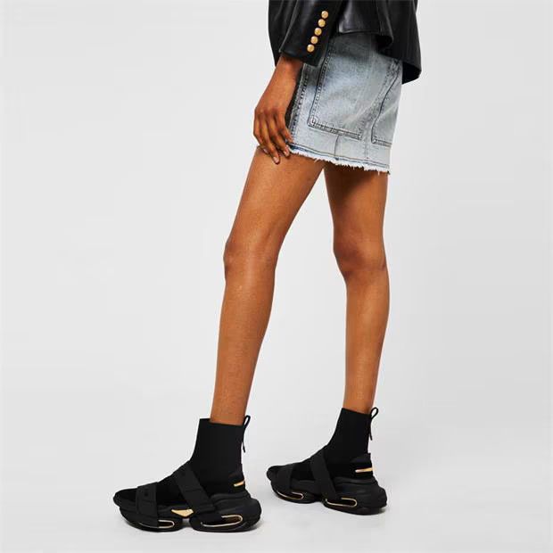 Balmain o1g2r1mq0924 Bold Sock Sneakers in Black Size US 8 / IT 38 - 5 Thumbnail