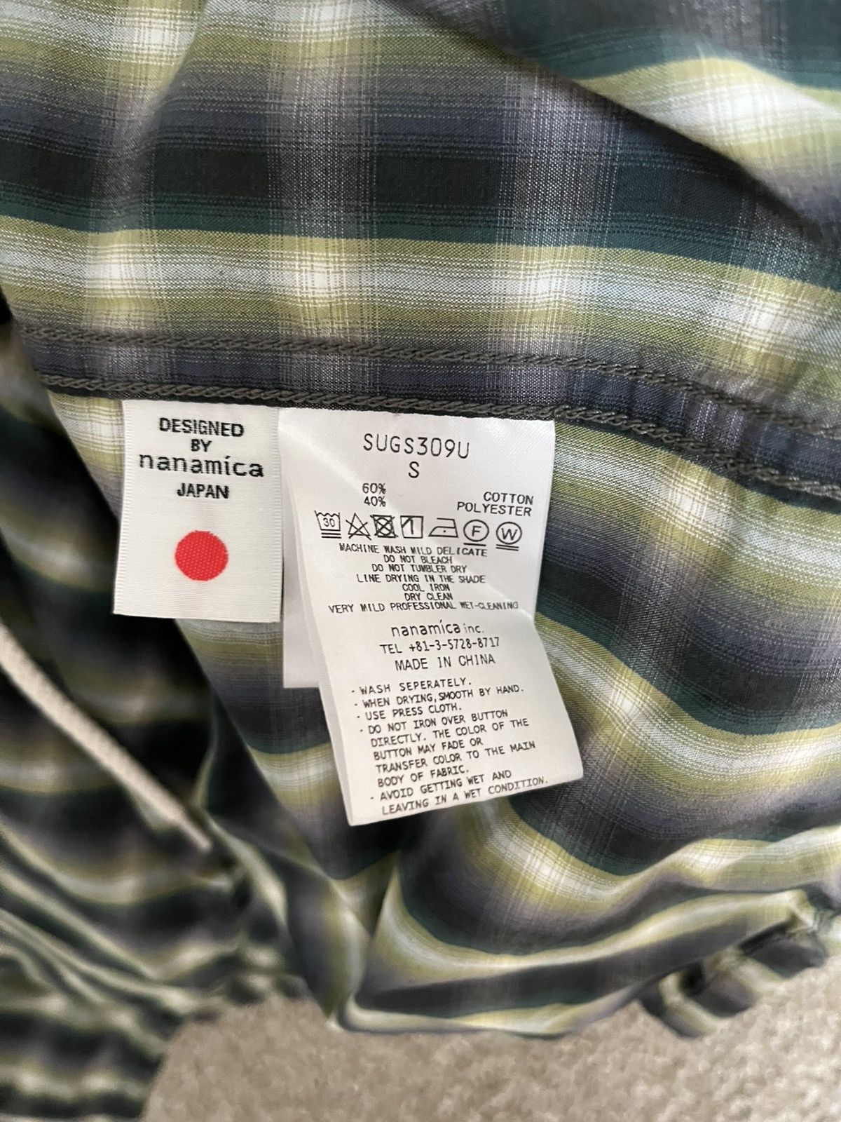 Nanamica Open collar wind shirt Size US S / EU 44-46 / 1 - 3 Thumbnail