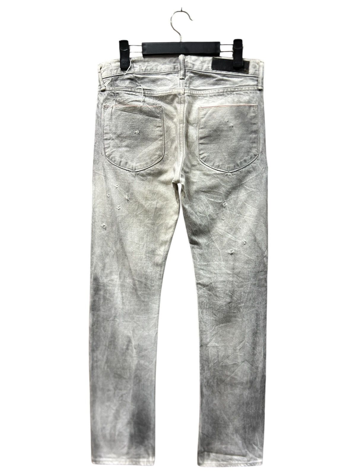 Vintage Kuro 'Graphite' Rare White Fade Selvedge Jeans