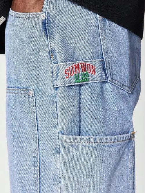 Jean Denim Jeans DRIP Shorts Jorts Cargo Size US 34 / EU 50 - 4 Thumbnail