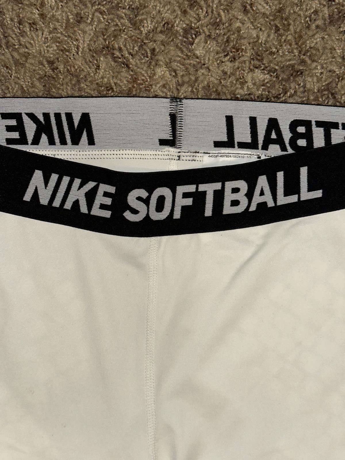 Nike Nike Womens Dri-FIT Vapor Softball Slider Tights Size 36" / US 14 / IT 50 - 4 Thumbnail