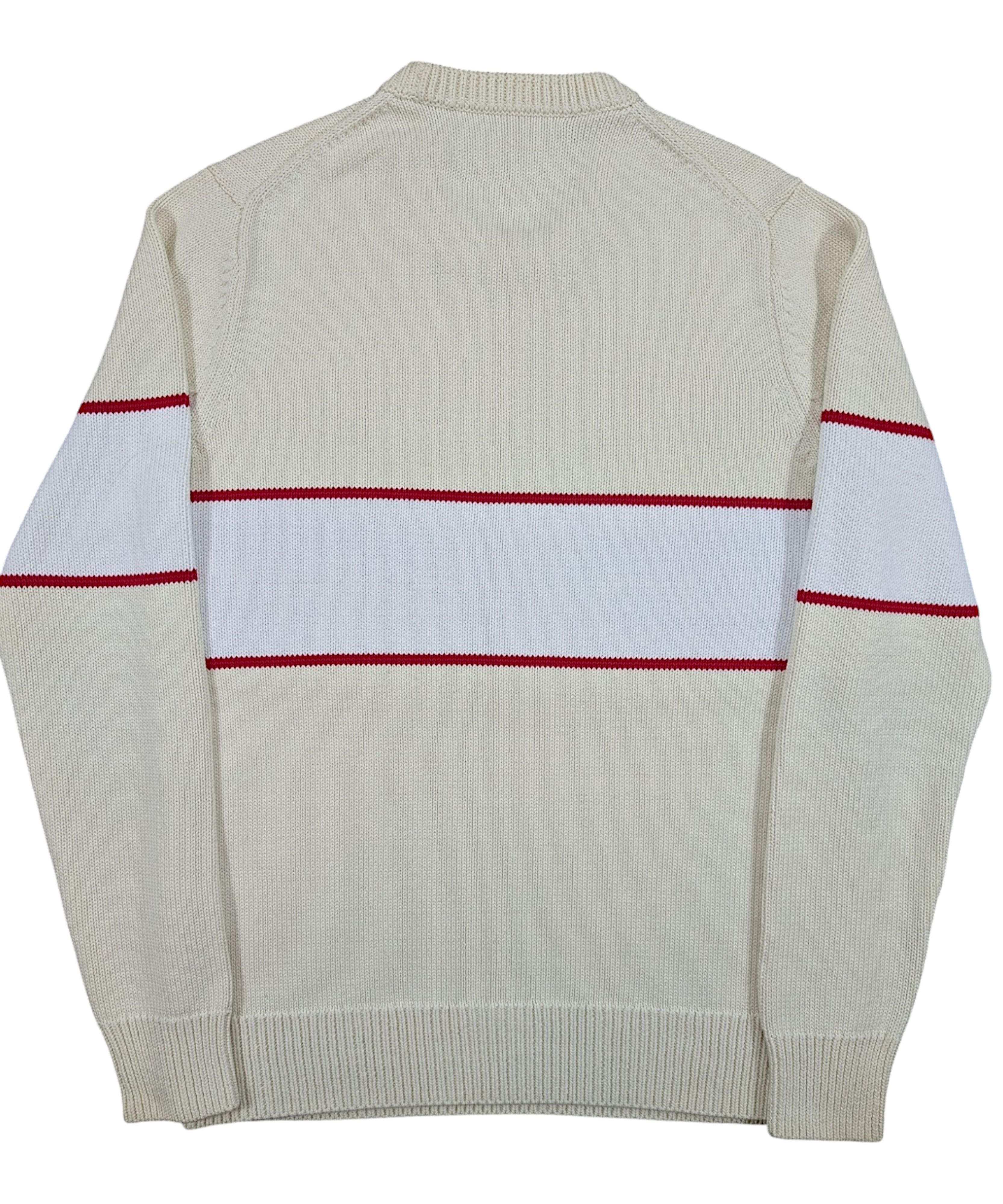 Givenchy Givenchy Upside Down Reverse Off White Logo Knit Sweater Size US S / EU 44-46 / 1 - 2 Thumbnail
