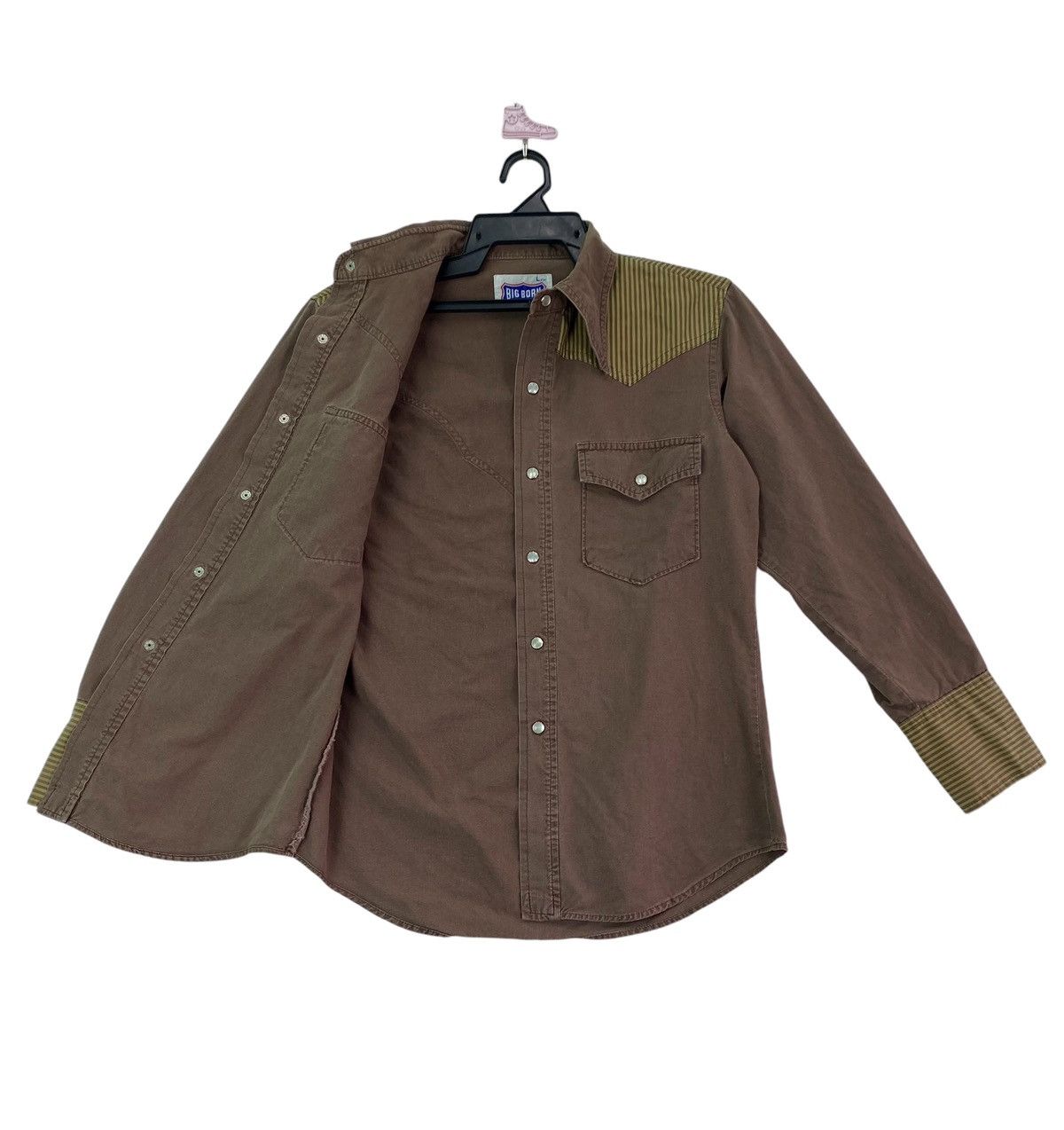 Vintage Vtg Big Born by Big Smith western pearl snap button shirts Size US L / EU 52-54 / 3 - 3 Thumbnail