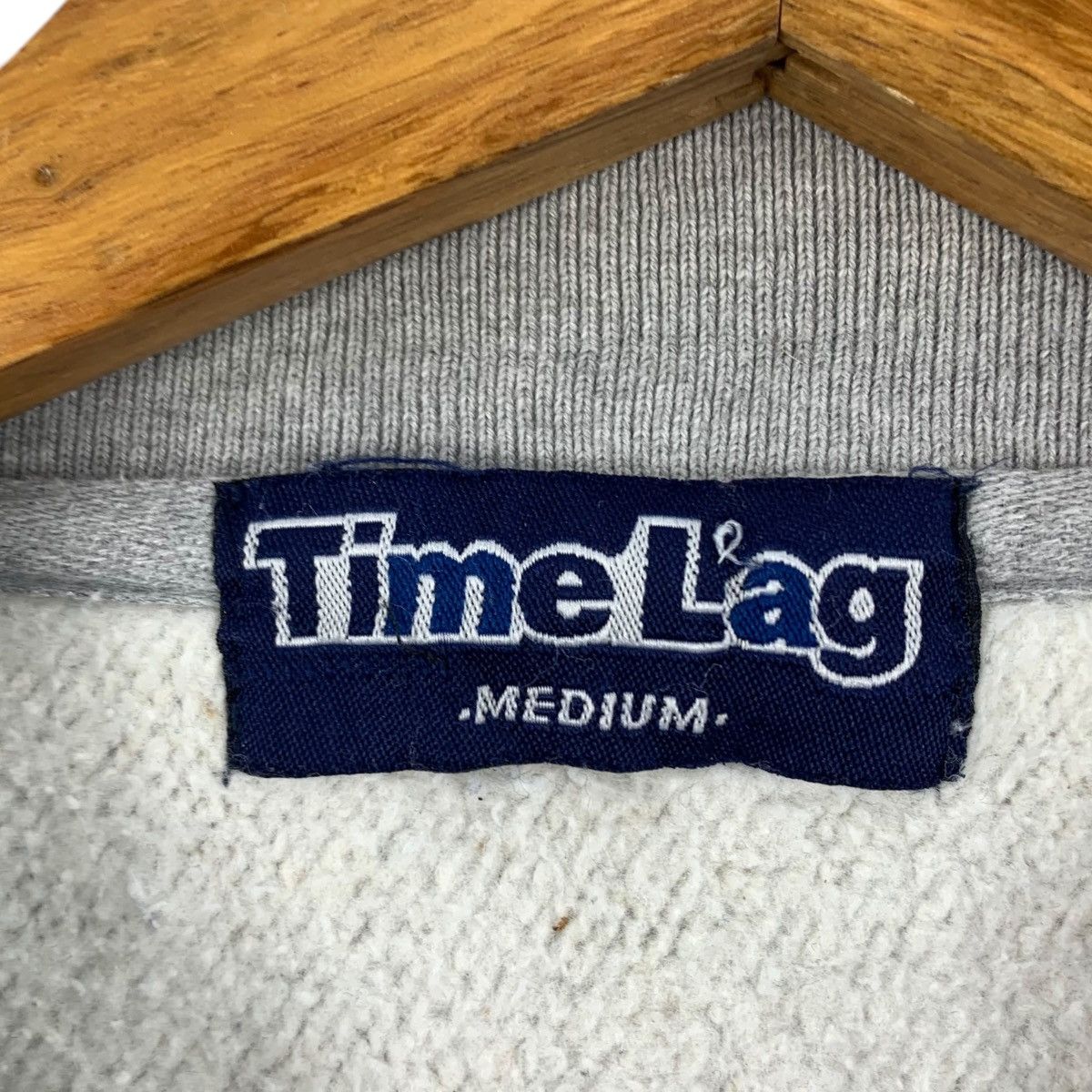Japanese Brand TIMELAG Japanese Brand Reverse Weave Button Up Sweater Size US M / EU 48-50 / 2 - 7 Thumbnail