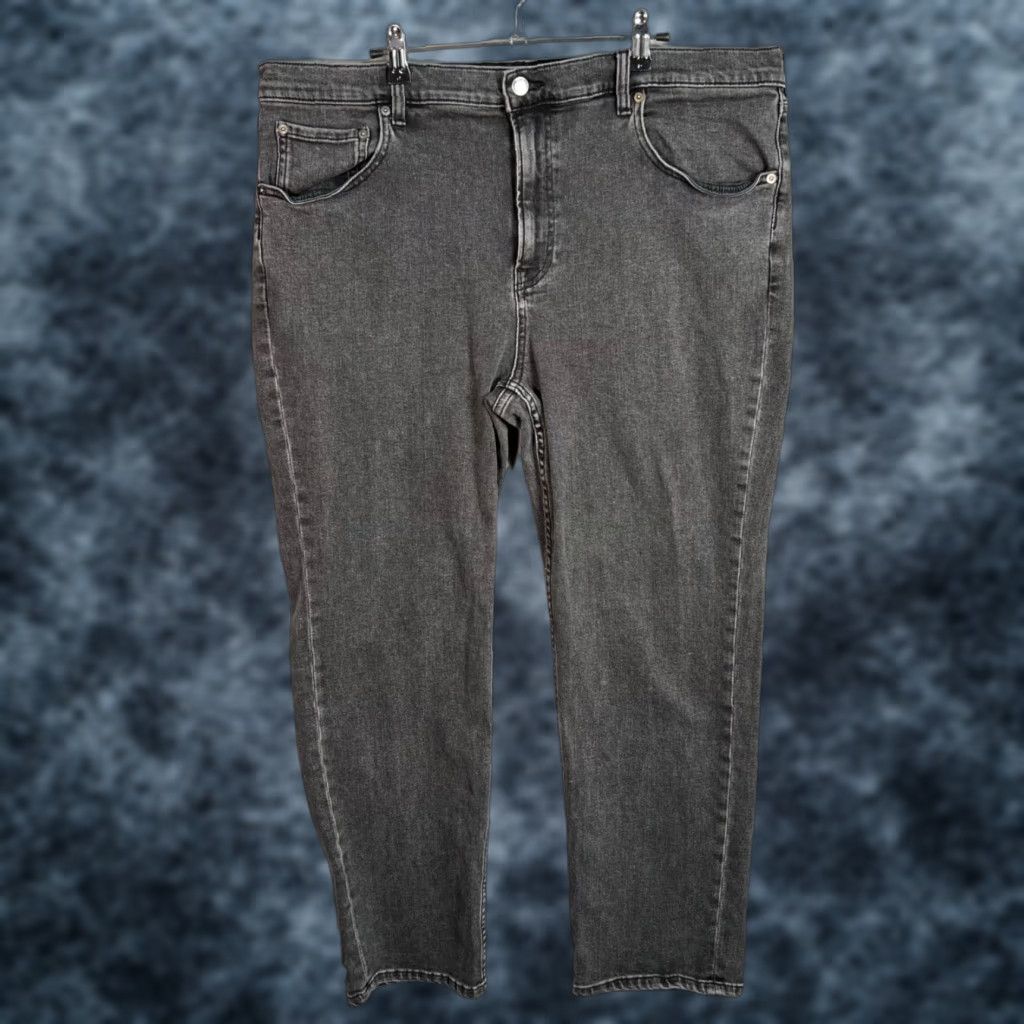 Everlane EVERLANE Straight-Leg Jeans Gray Adult 40 x 29 Cotton Blend Denim Mens Size US 40 / EU 56 - 1 Thumbnail