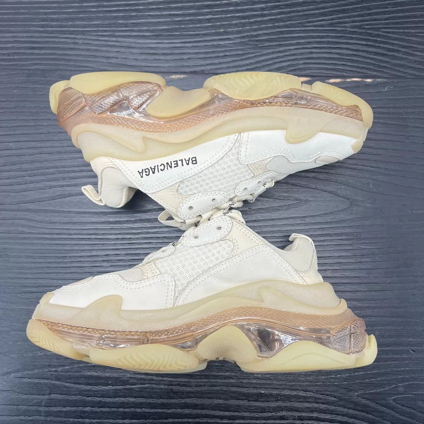 Balenciaga Balenciaga Triples Beige 35 Like New Size US 5 / IT 35 - 2 Thumbnail