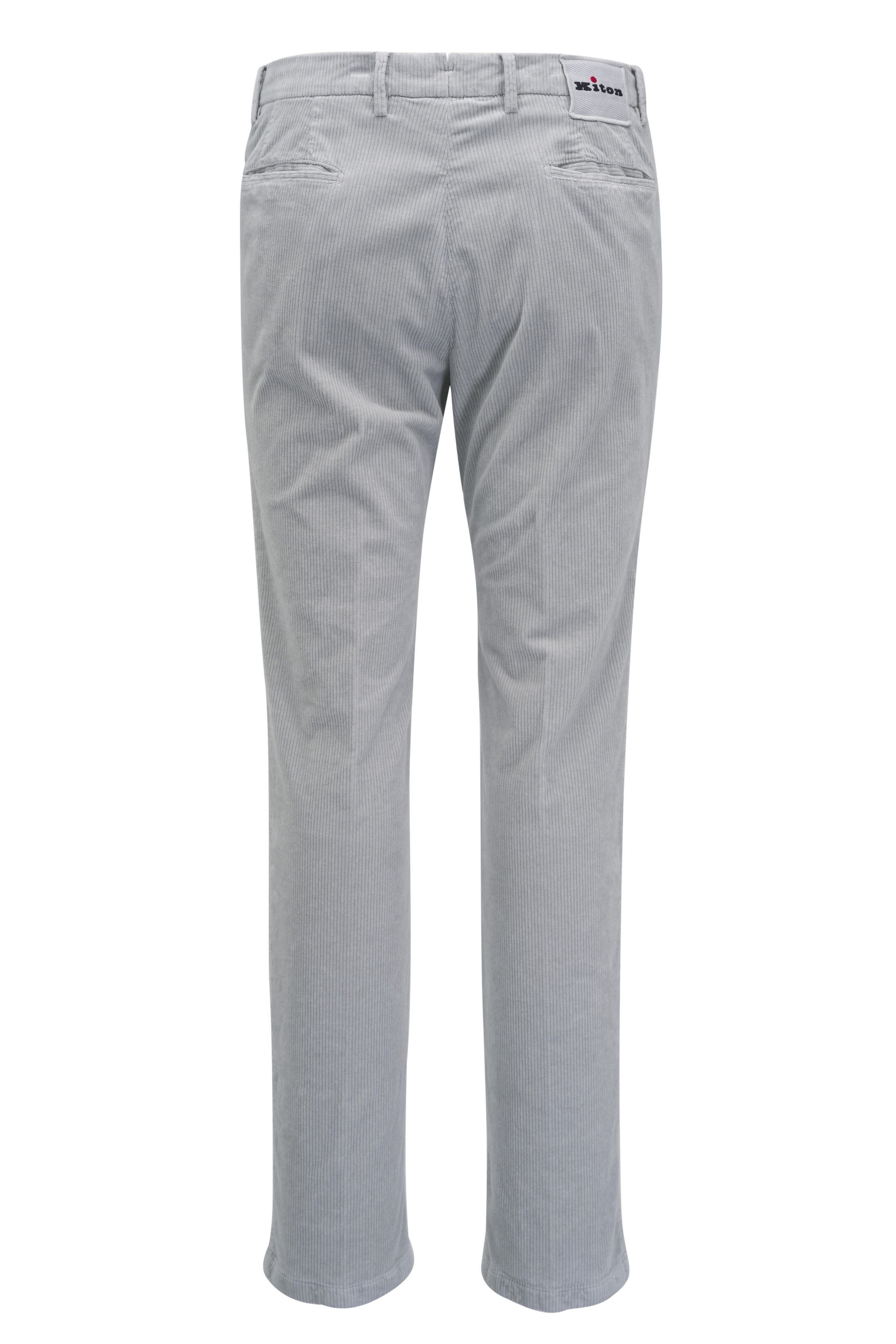 Kiton o1mtch0225 Corduroy Pant in Grey Size US 34 / EU 50 - 2 Thumbnail
