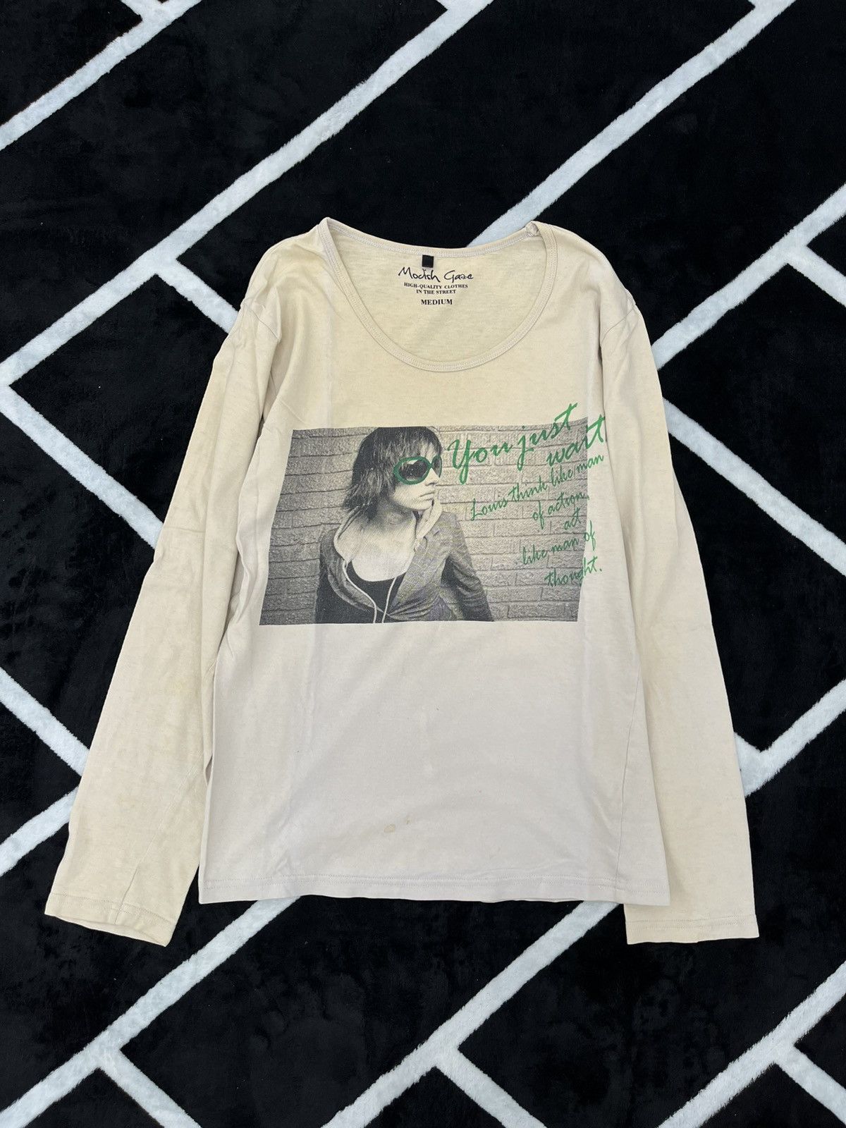 Hysteric Glamour 2000s Trashed Longsleeve Modish Gaze Hysteric Glamour Style Size US M / EU 48-50 / 2 - 3 Thumbnail