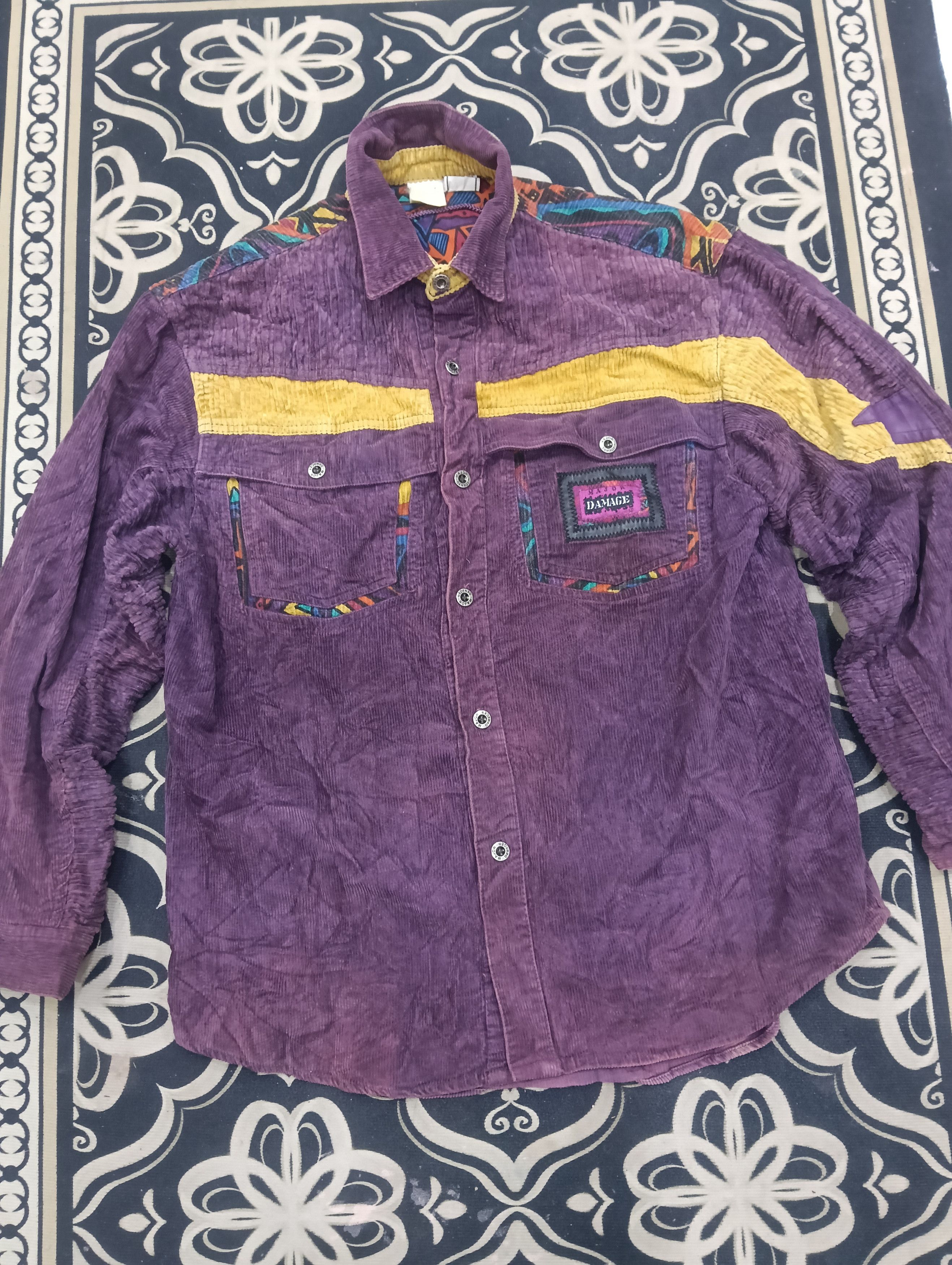 Coogi Vintage Major Damage Brand Hiphop Streetwear Size US XL / EU 56 / 4 - 2 Thumbnail