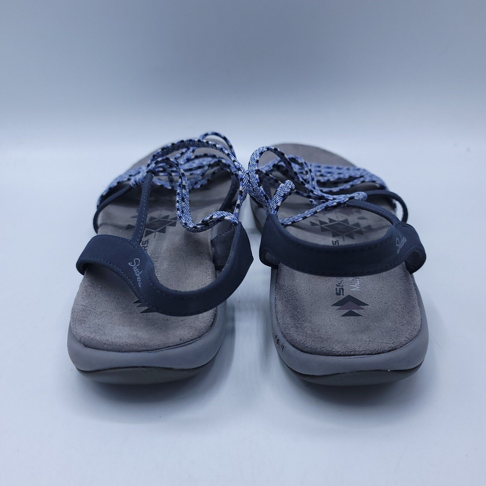 SKECHERS Skechers Casual Ankle Strap Sandals Womens Size 9 Gray Blue Size US 9 / IT 39 - 3 Thumbnail
