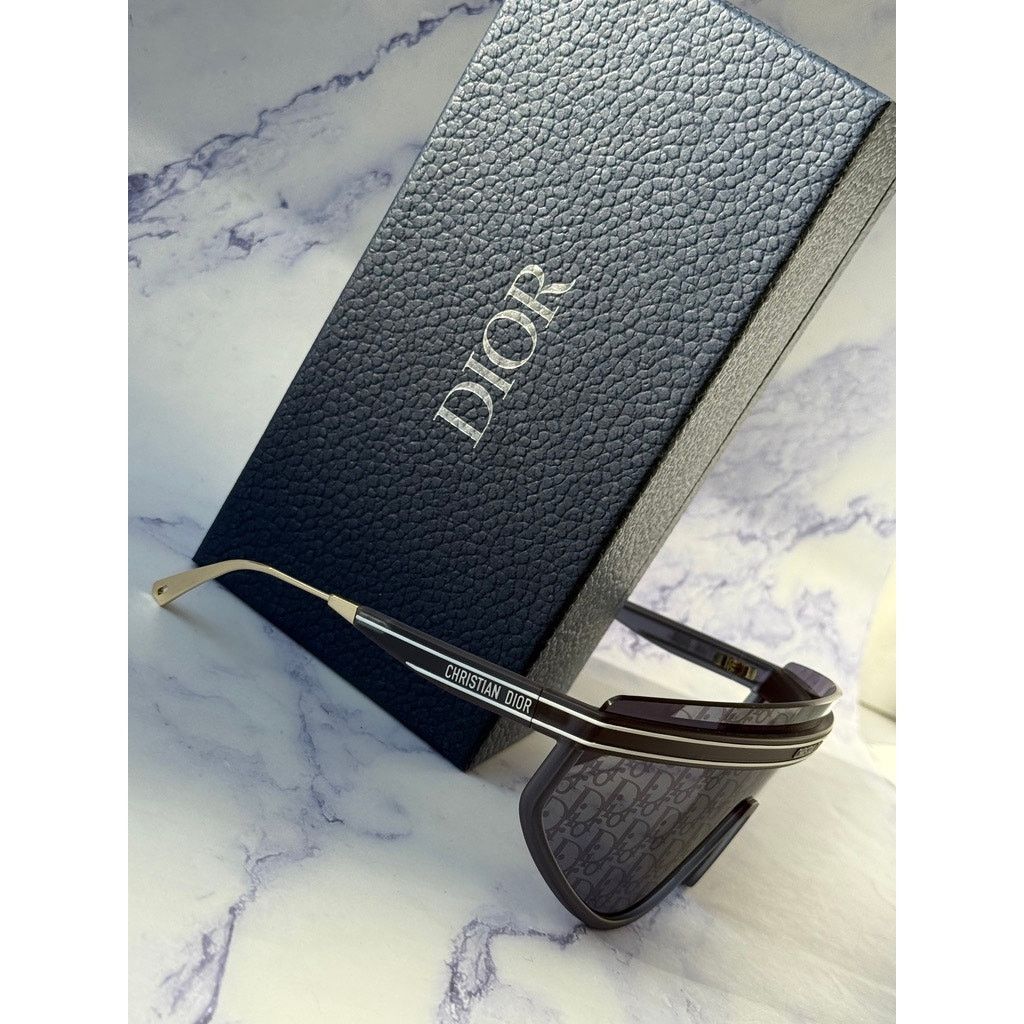Dior NEW Dior DiorClub M2U Shield Mask Sunglasses Blue Logo Size ONE SIZE - 5 Thumbnail