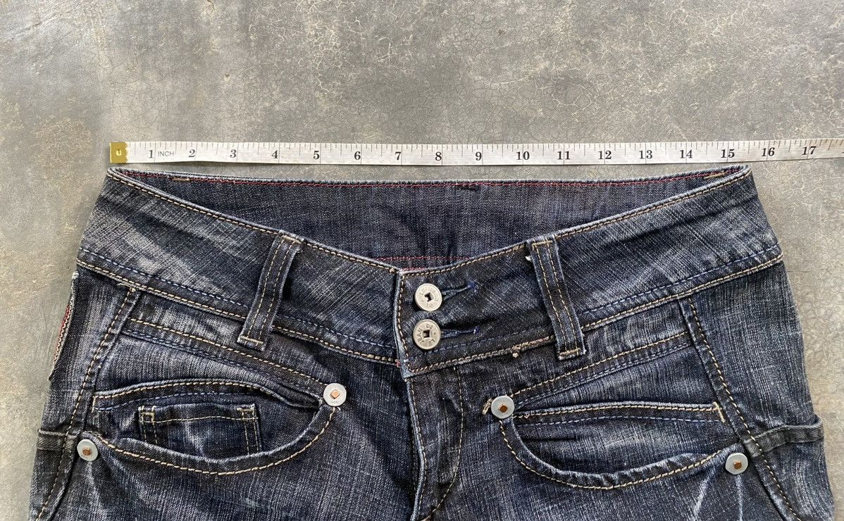 JNCO × Japanese Brand × Marithe + Francois Girbaud 2000s MFG Wide Leg Flare baggy denim Size 31" - 15 Thumbnail