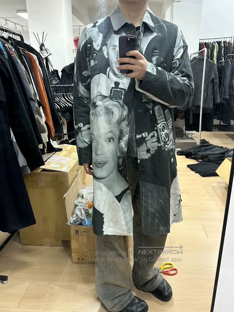 Dries Van Noten DRIES VAN NOTEN Marilyn Monroe Print Coat Size US M / EU 48-50 / 2 - 8 Thumbnail