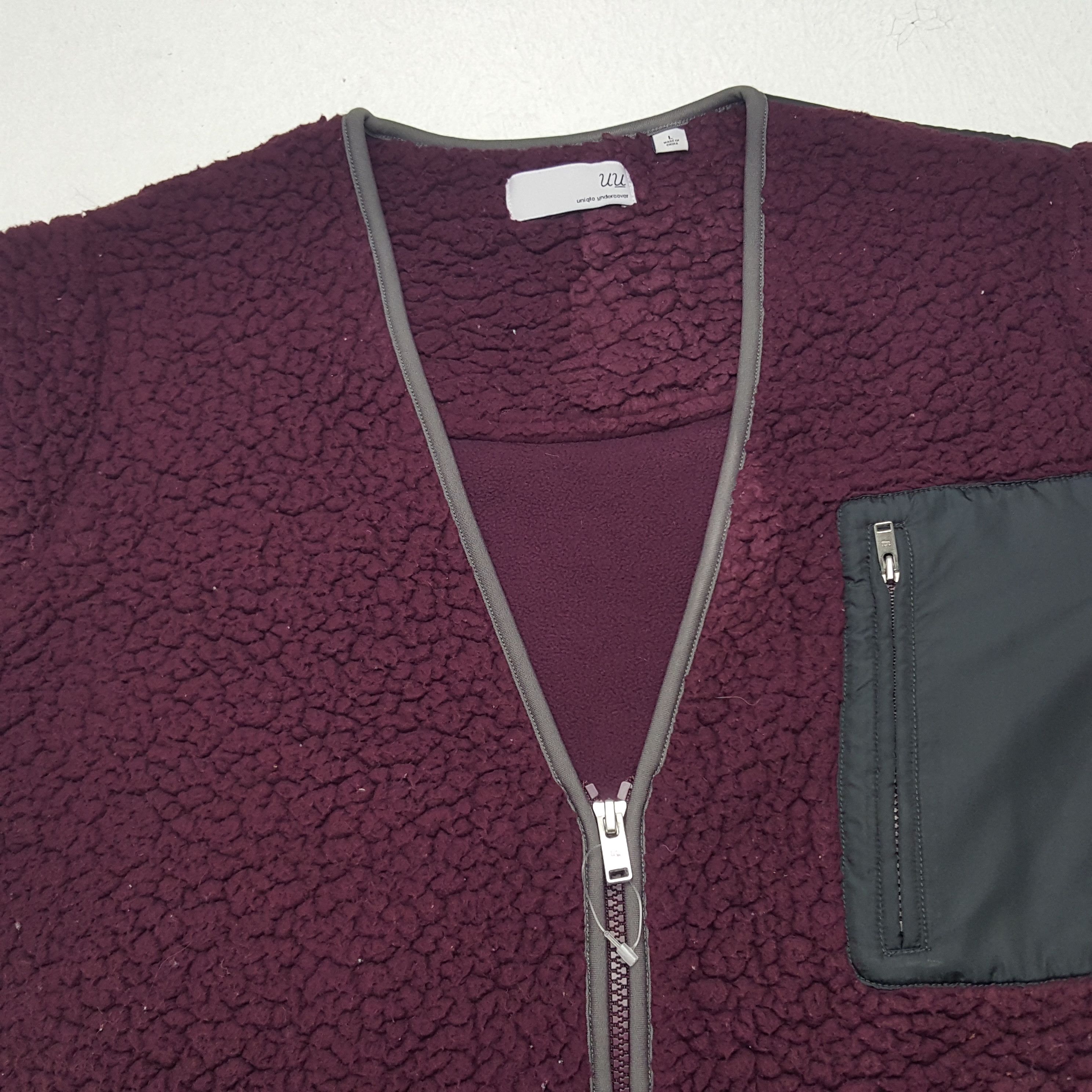 Undercover × Uniqlo Vintageb Uniqlo x Undercover Fleece Custom Art U Jacket Size US L / EU 52-54 / 3 - 5 Thumbnail