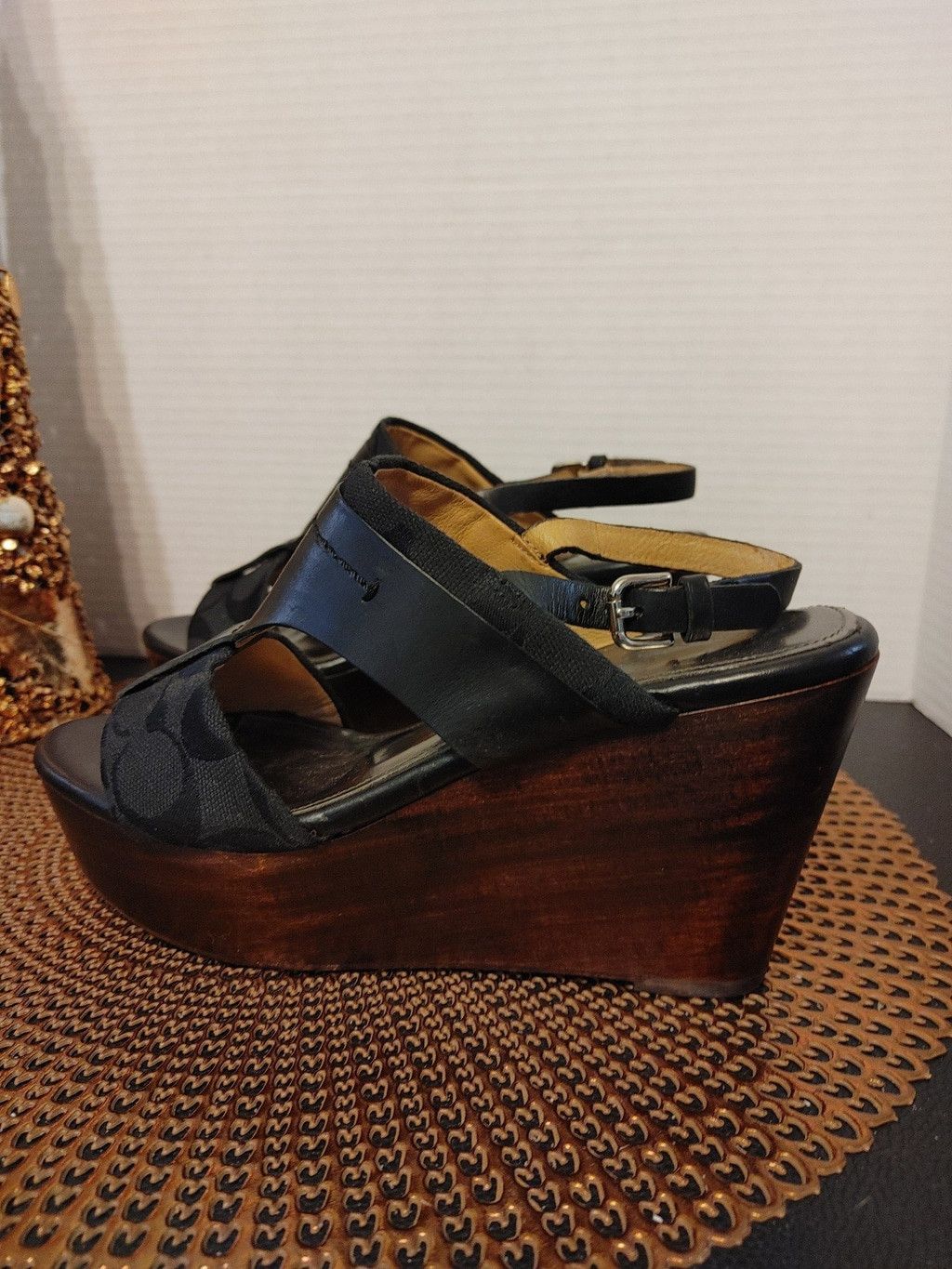 Coach Coach Wedges Sandals Size 7.5 Size US 7.5 / IT 37.5 - 4 Thumbnail
