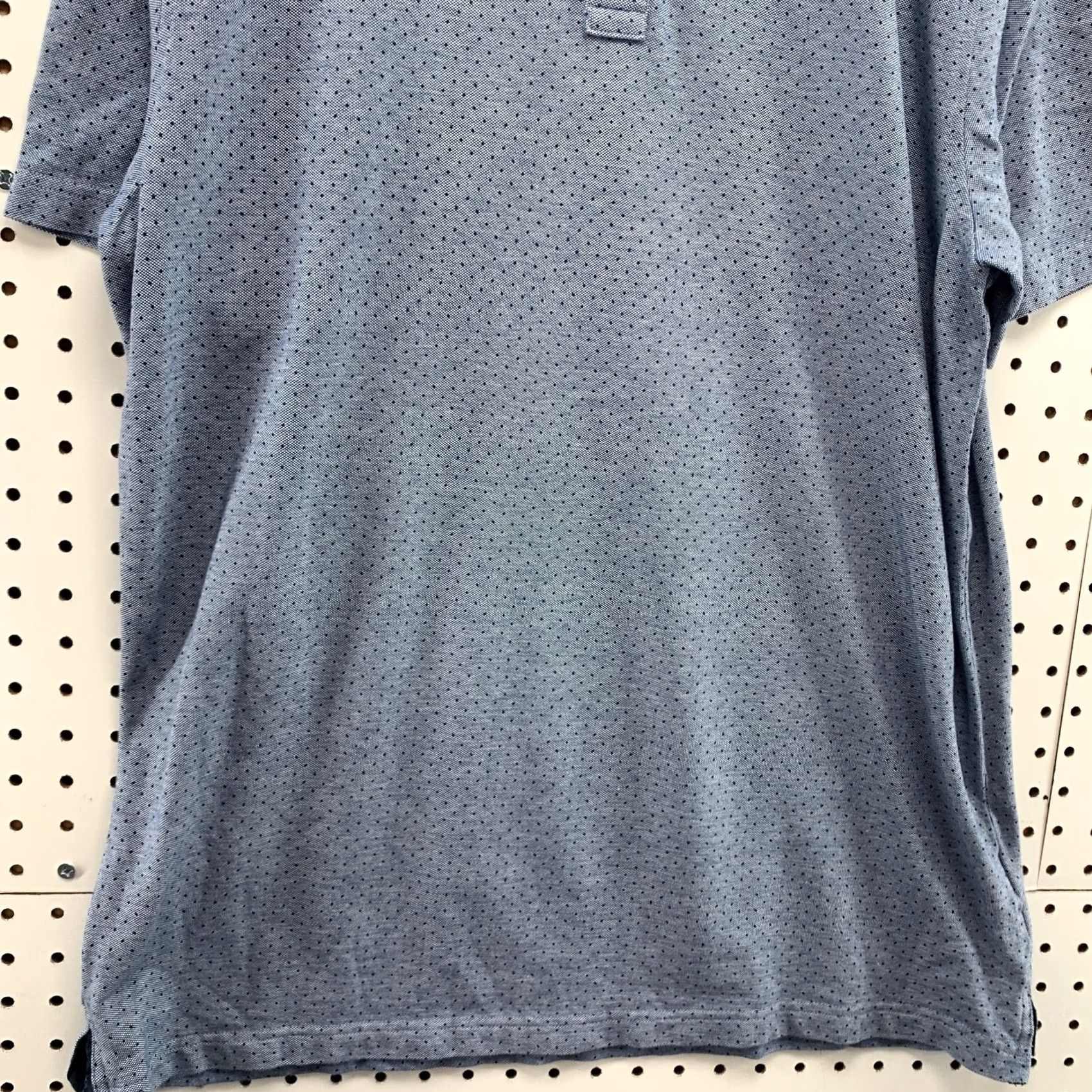 Tommy Hilfiger Tommy Hilfiger Polo Shirt Mens XL Blue Polka Dot Short Sleeve Casual Custom Fit Shirt Size US XL / EU 56 / 4 - 6 Thumbnail
