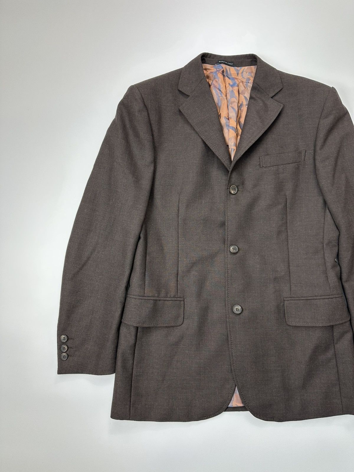 Gianfranco Ferre Giafranco Ferre Wool Blazer 38 USA Size Brown Men’s Italy Size 38R - 3 Thumbnail