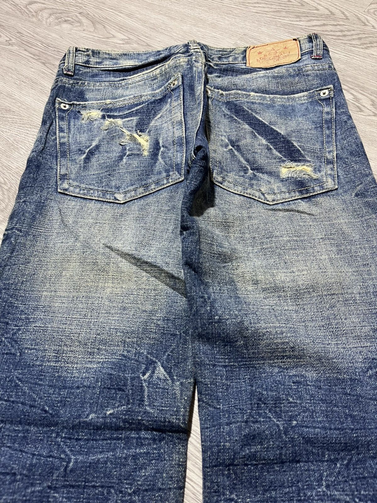 If Six Was Nine 2000s Star R Distressed Ripped Lgb Punk Style Pants Jeans Size US 28 / EU 44 - 13 Thumbnail