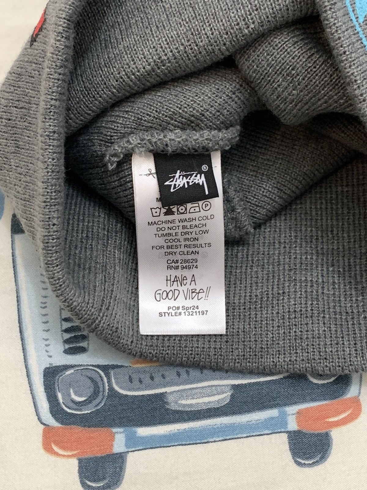 Stussy Stussy Mixed logo skullcap beanie Size ONE SIZE - 3 Thumbnail