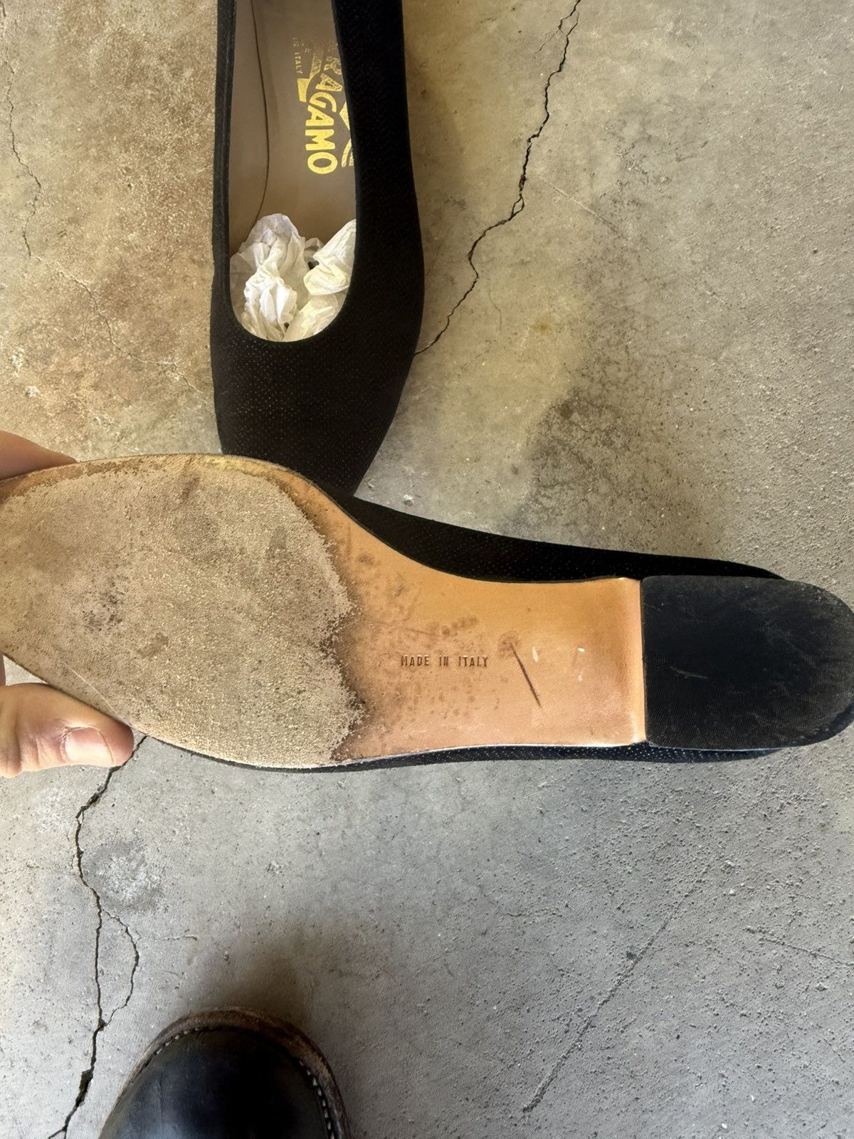 Salvatore Ferragamo Salvatore Ferragamo flats/ ballet shoes Size US 8 / IT 38 - 4 Thumbnail
