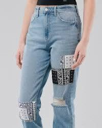 Hollister Hollister Women’s Patchwork Distressed Jeans Size 9 Size 29" - 7 Thumbnail