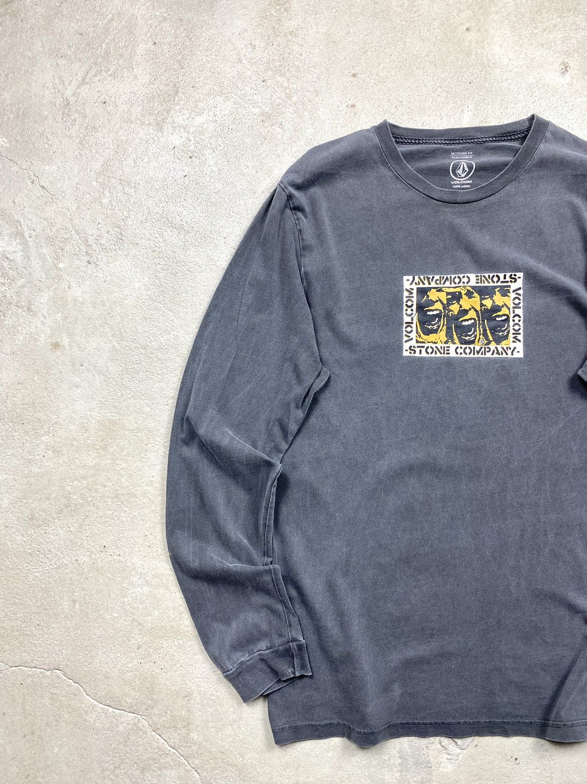 Volcom Vntg Volcom Stone Company Washed Longsleeve Tee Surf Style Size US M / EU 48-50 / 2 - 2 Thumbnail