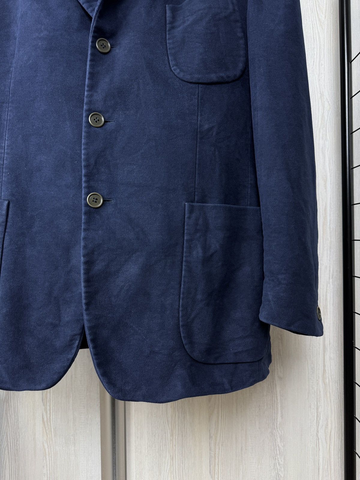 Romeo Gigli Romeo Gigli 3 pieces faded blue velour cotton suit size 50 Size 40R - 7 Thumbnail