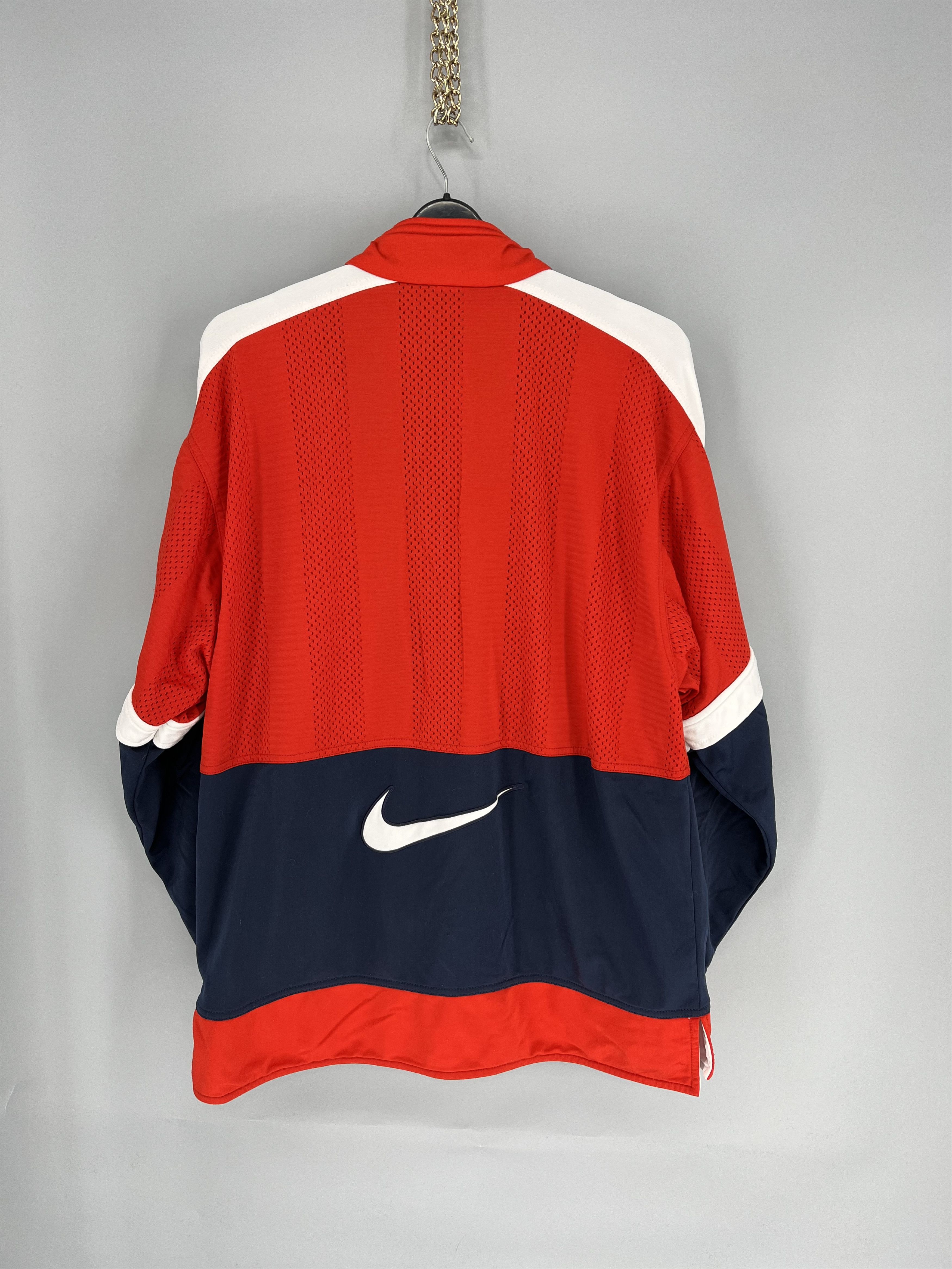 Nike Vintage 90s Jacket Big Logo Rare big Swoosh Size US L / EU 52-54 / 3 - 12 Thumbnail