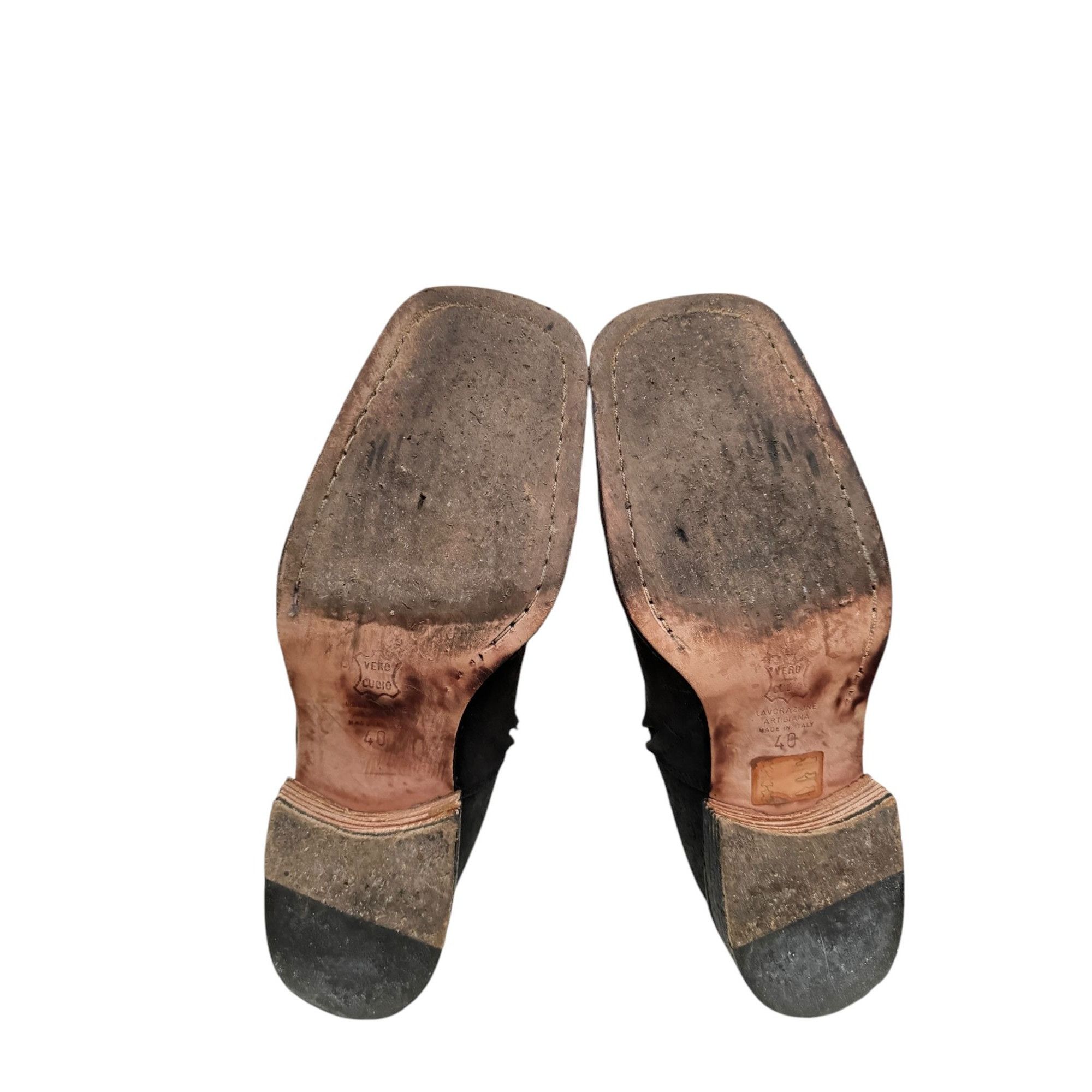 Maison Margiela 2002 Black Square Boots Size US 7.5 / EU 40-41 - 10 Thumbnail