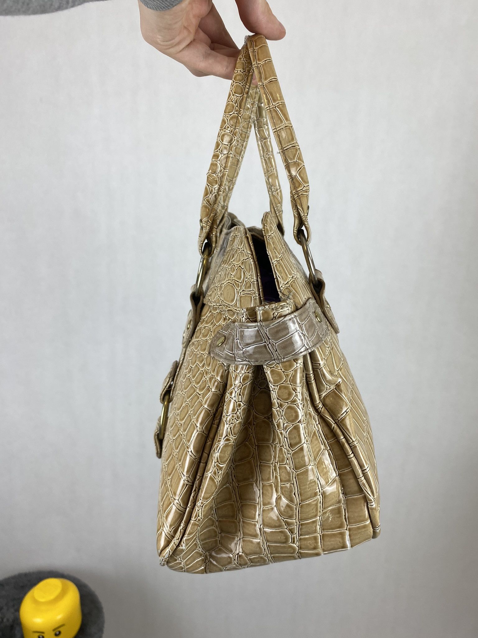 Designer snake skin faux type bag pinterest print 2000s Size ONE SIZE - 5 Thumbnail