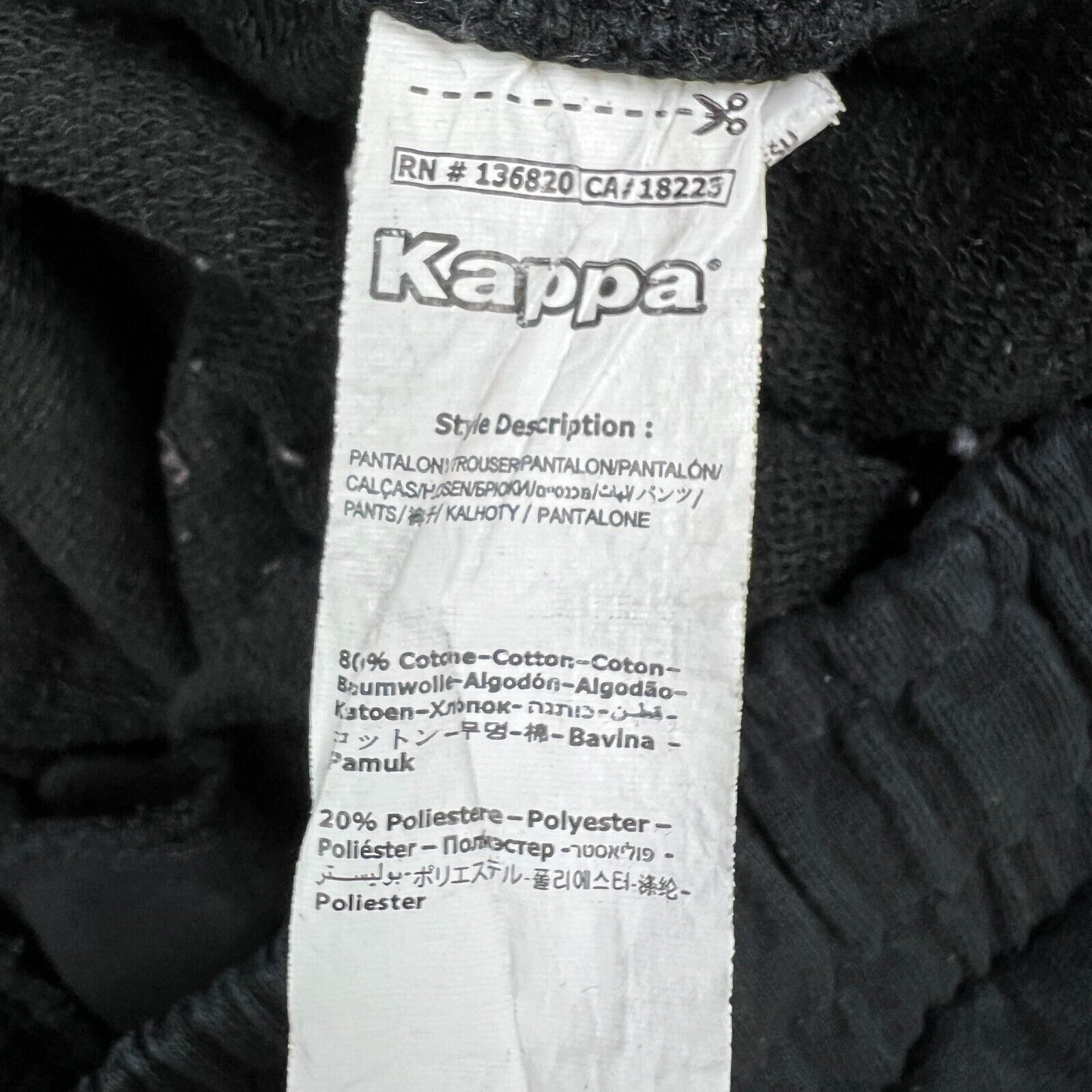 Kappa × Vintage Kappa Sweatpants Large Athletic Sportswear Taper Leg Jogger Size US 32 / EU 48 - 8 Thumbnail
