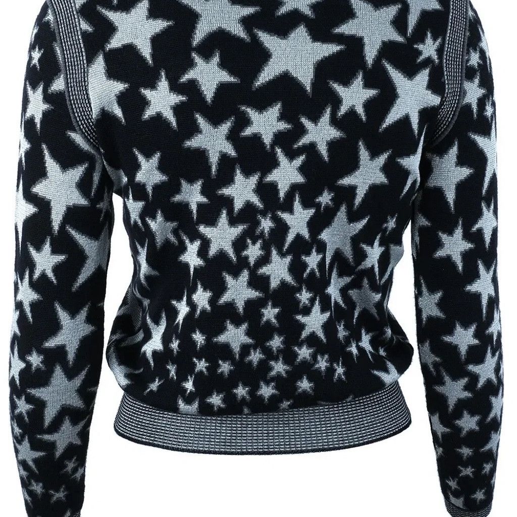 Marc Jacobs Marc Jacobs Mickey Mouse Black and Sliver Stars Pullover Size S / US 4 / IT 40 - 2 Thumbnail