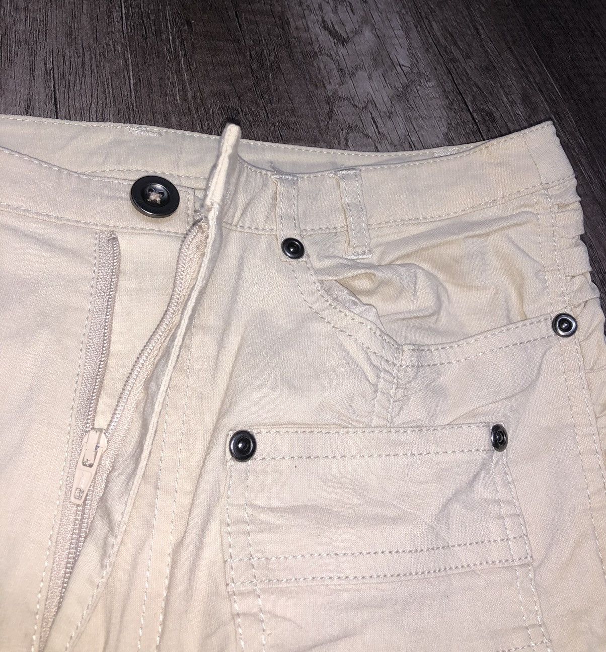 Designer × Japanese Brand × Vintage Vintage Ruched Trousers Japanese Brand Bush Pant Style Size 30" / US 8 / IT 44 - 12 Thumbnail