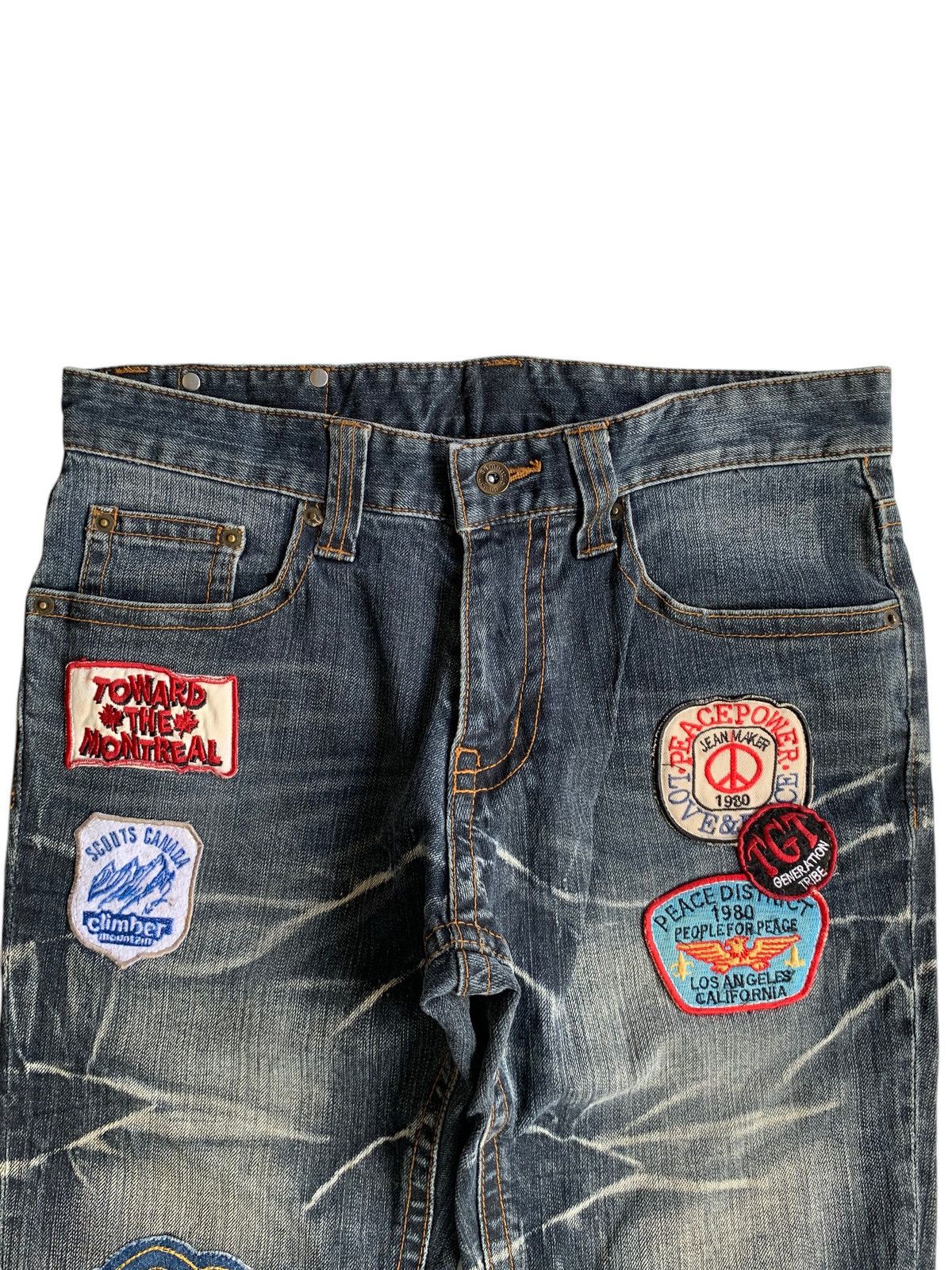 semanticdesign SEMANTIC DESIGN JAPANESE RUSTY MUDMAX PUNK STYLE DENIM☠️🎌 Size US 32 / EU 48 - 9 Thumbnail