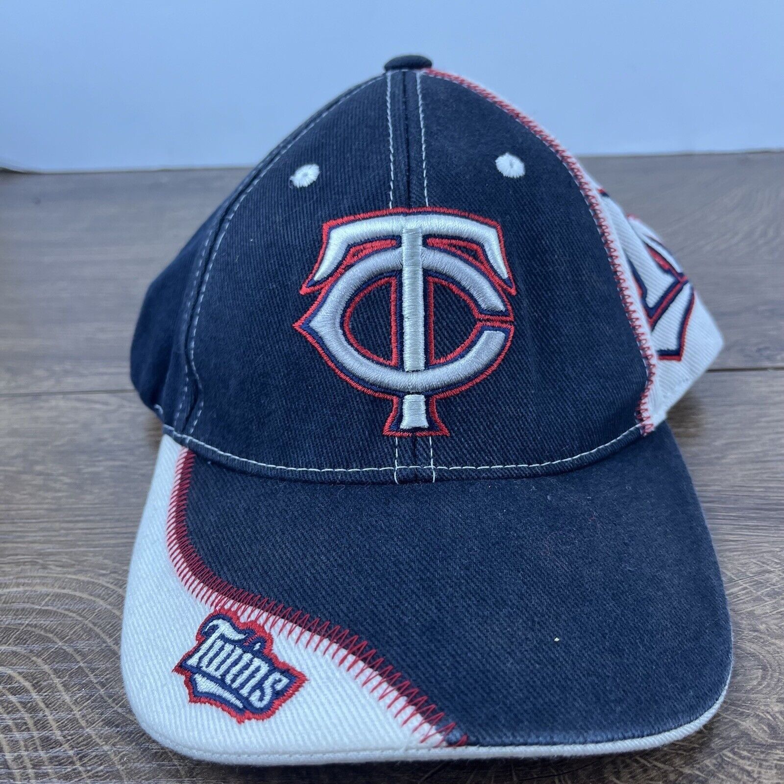 Other Minnesota Twins Blue Hat Blue MLB Twins Adjustable Hat Blue Size ONE SIZE - 1 Thumbnail