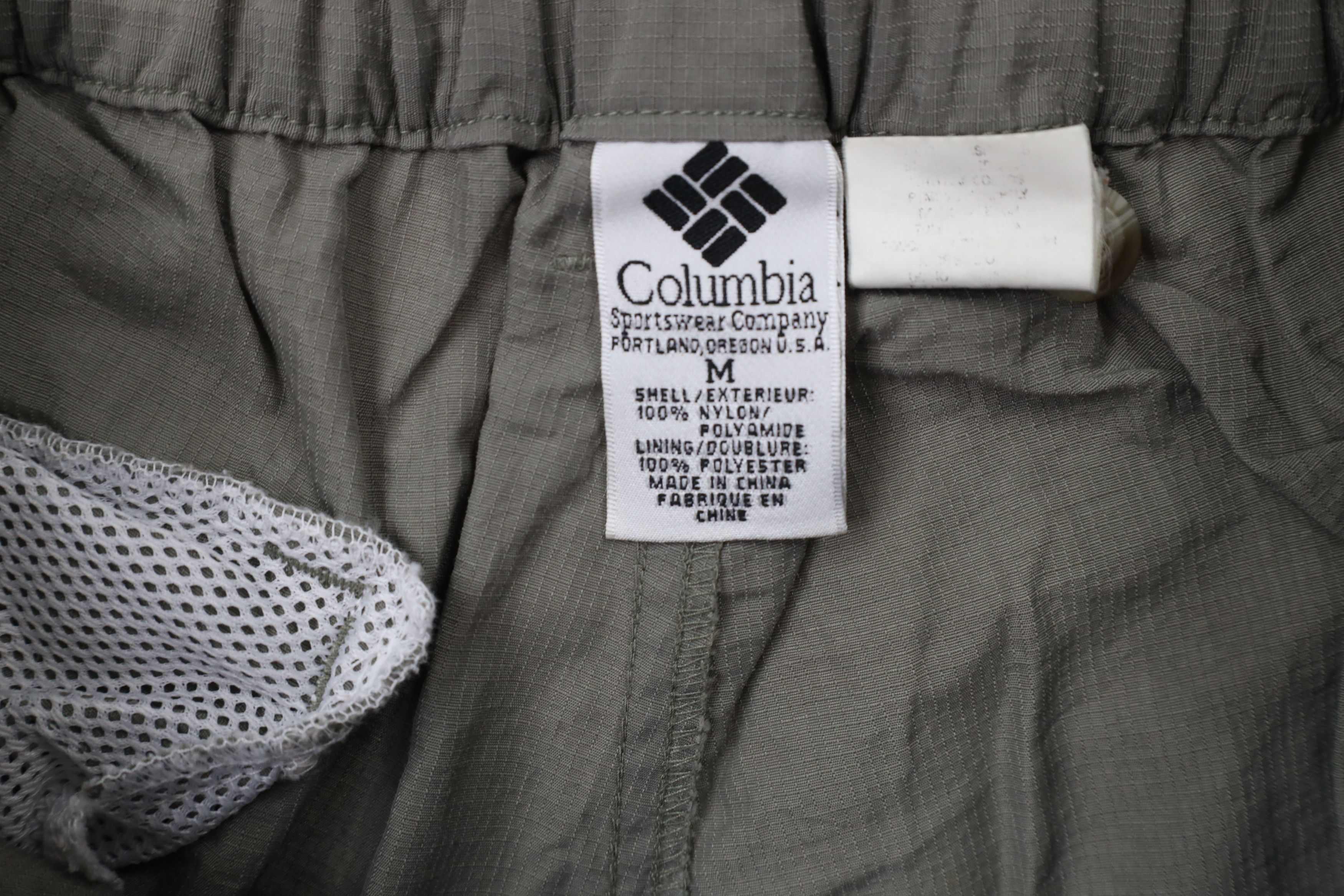 Columbia × Vintage Vintage 90s Columbia Wide Leg Convertible Cargo Pants Shorts Size 32" / US 10 / IT 46 - 7 Thumbnail