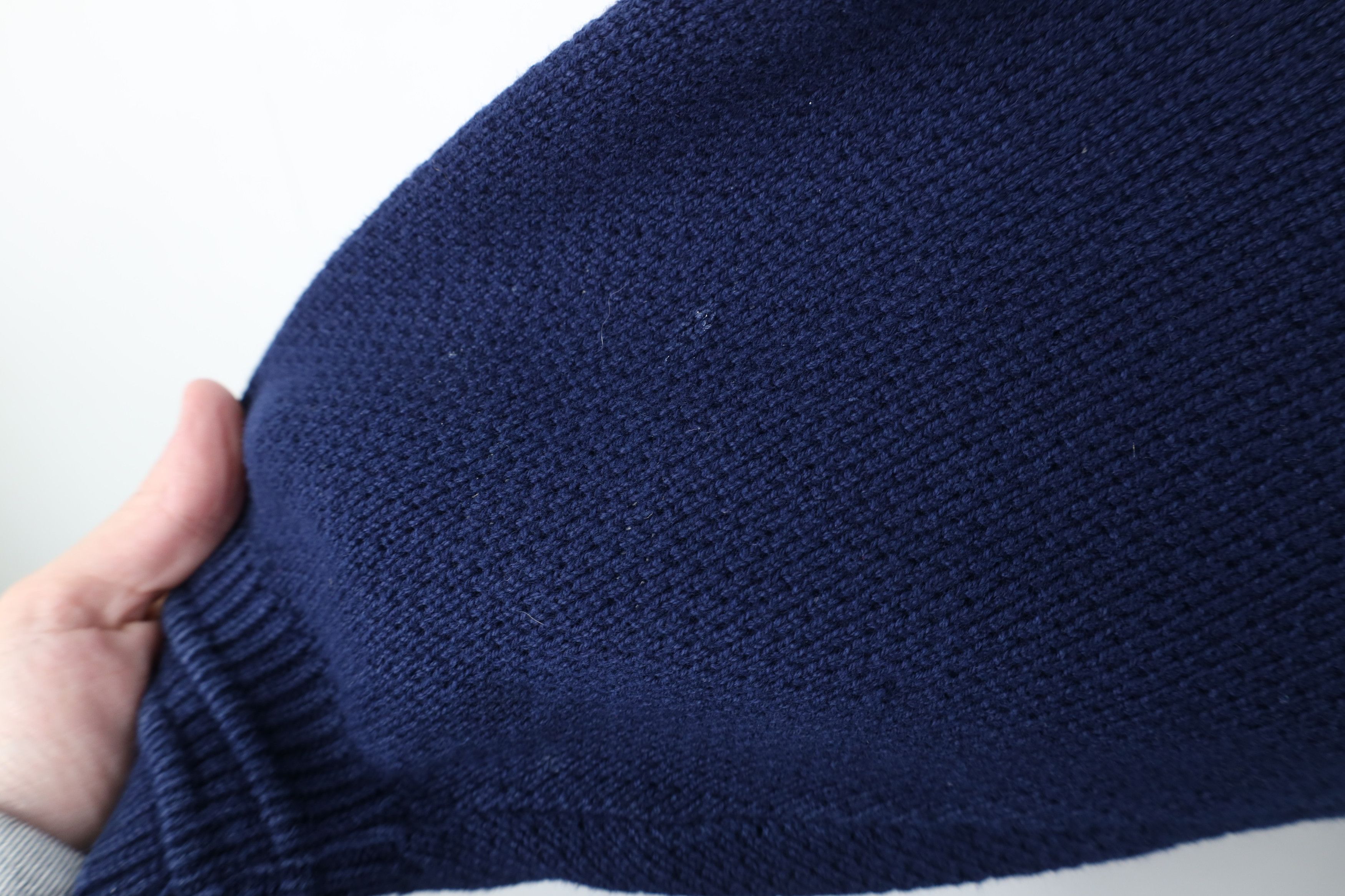 Vintage Vintage 90s Coventry Township Ohio Knit Sweater Blue USA Size US XXL / EU 58 / 5 - 6 Thumbnail