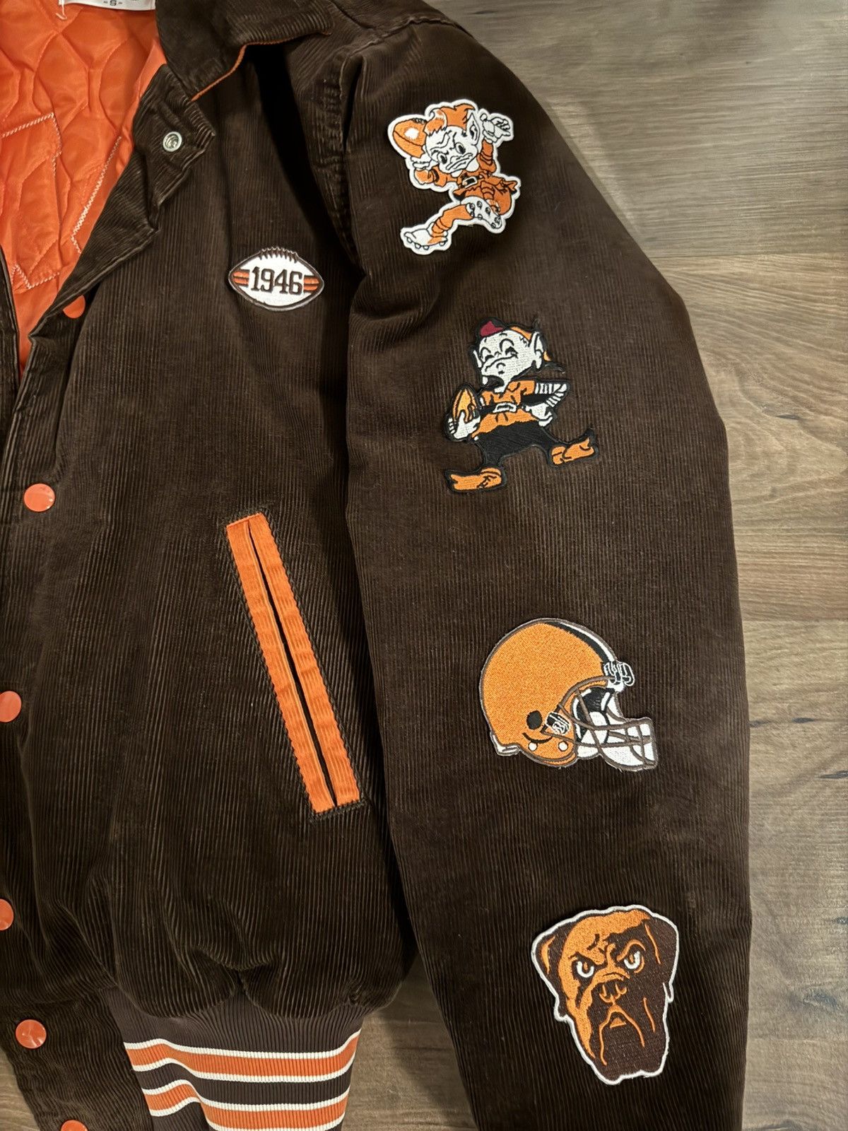 Vintage Cleveland Browns West Wind corduroy Size US S / EU 44-46 / 1 - 1 Thumbnail