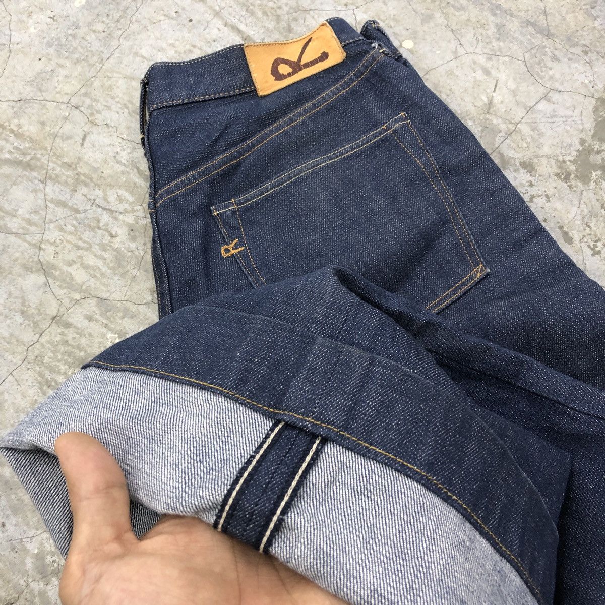 45rpm × Japanese Brand 45 RPM Baggy Flare Selvedge Denim Jeans Size US 29 - 10 Thumbnail