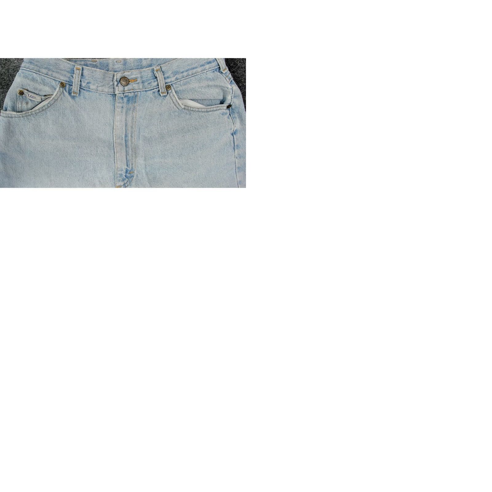 Lee VINTAGE Lee 80s High Waist Mom Jeans Tapered Light Wash USA Sz 10 W30 L28 Womens Jeans Size 32" / US 10 / IT 46 - 11 Thumbnail