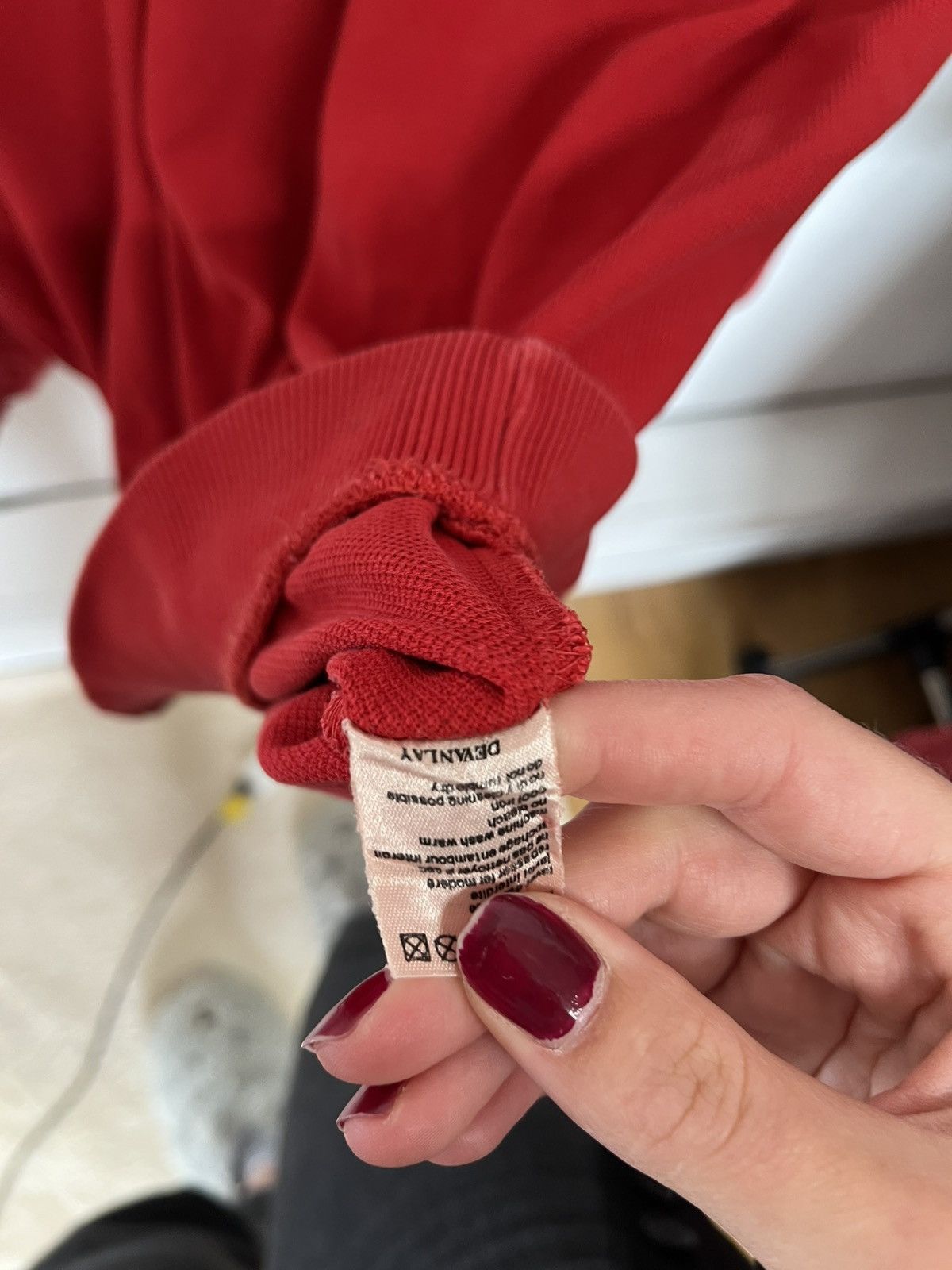 Lacoste Red sweat-shirt Lacoste Size US XL / EU 56 / 4 - 5 Thumbnail