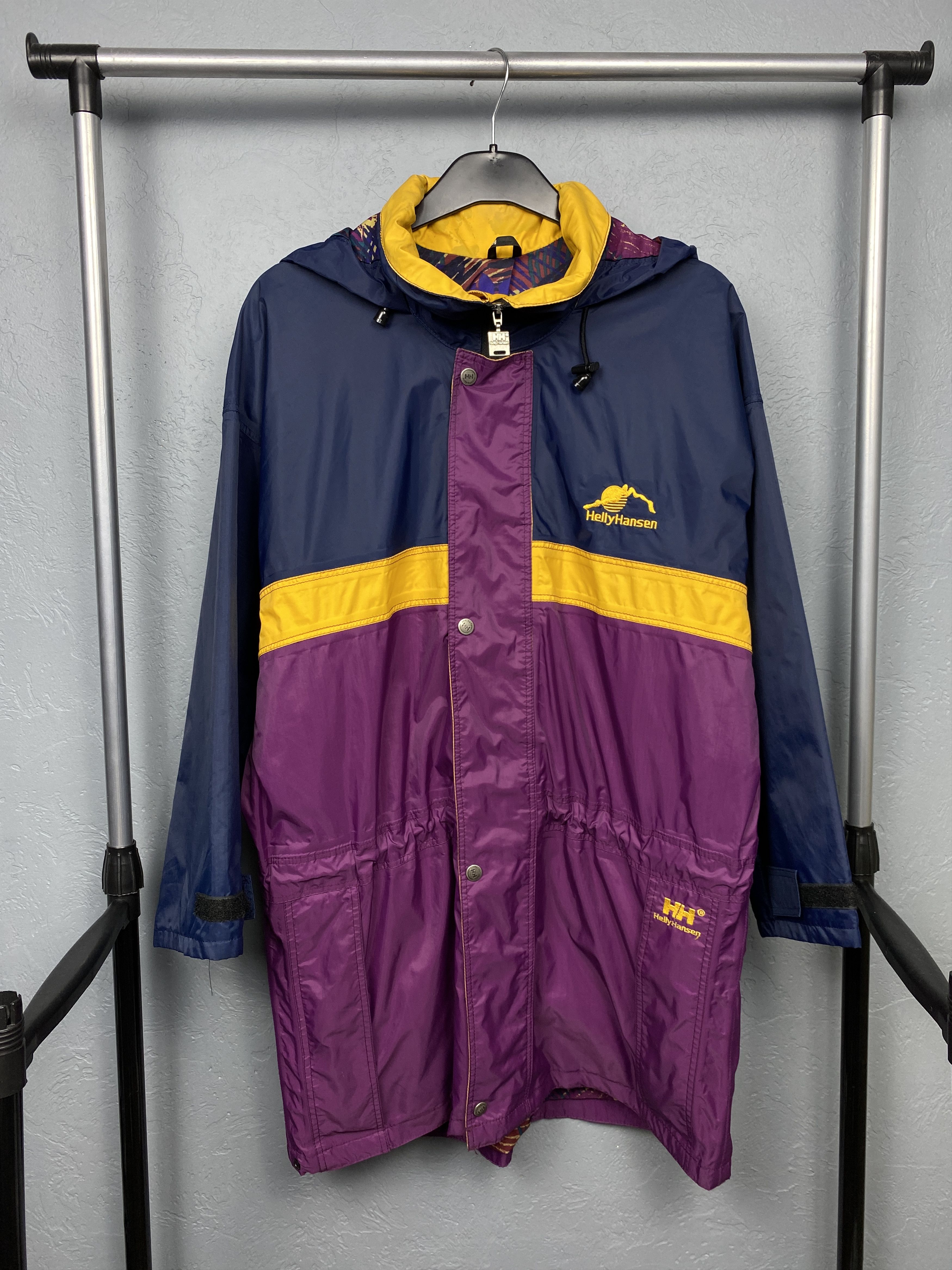Helly Hansen × Vintage Helly Hansen 90s Vintage Mens Waterproof Jacket Size US L / EU 52-54 / 3 - 1 Thumbnail