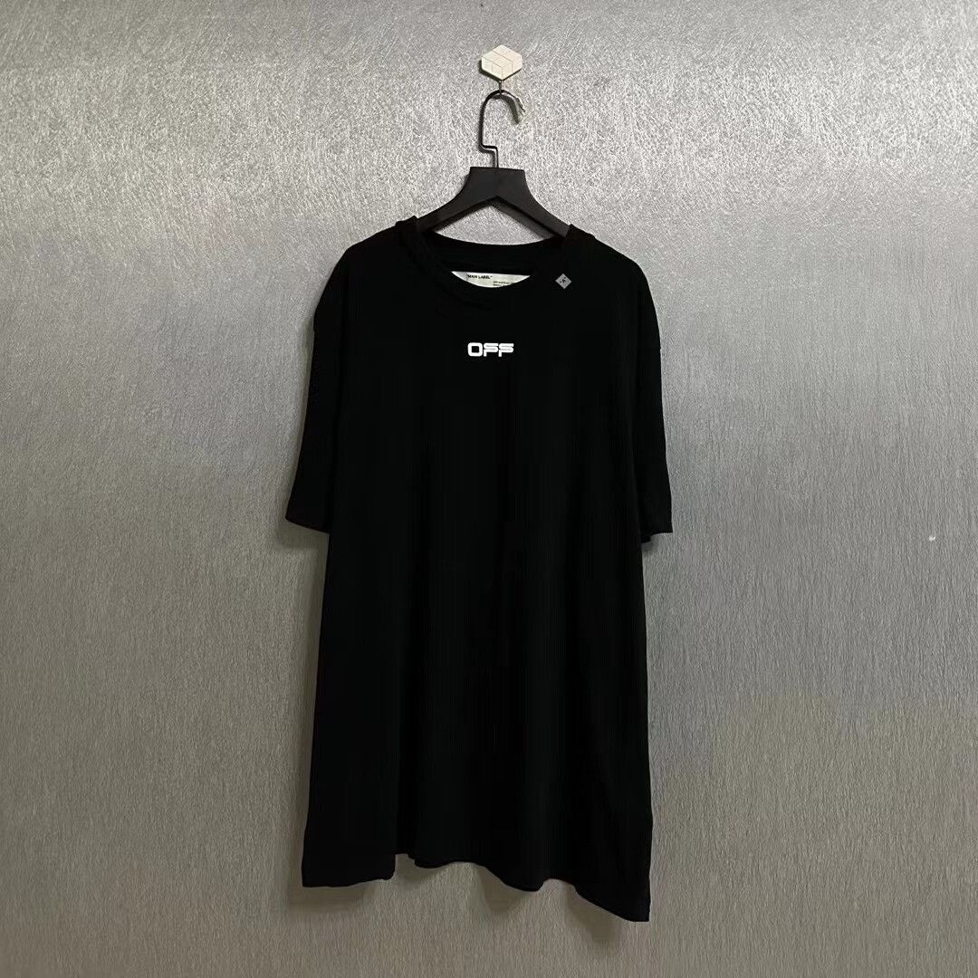 Off-White black oversized graphic t-shirt with artwork Size US S / EU 44-46 / 1 - 1 Thumbnail