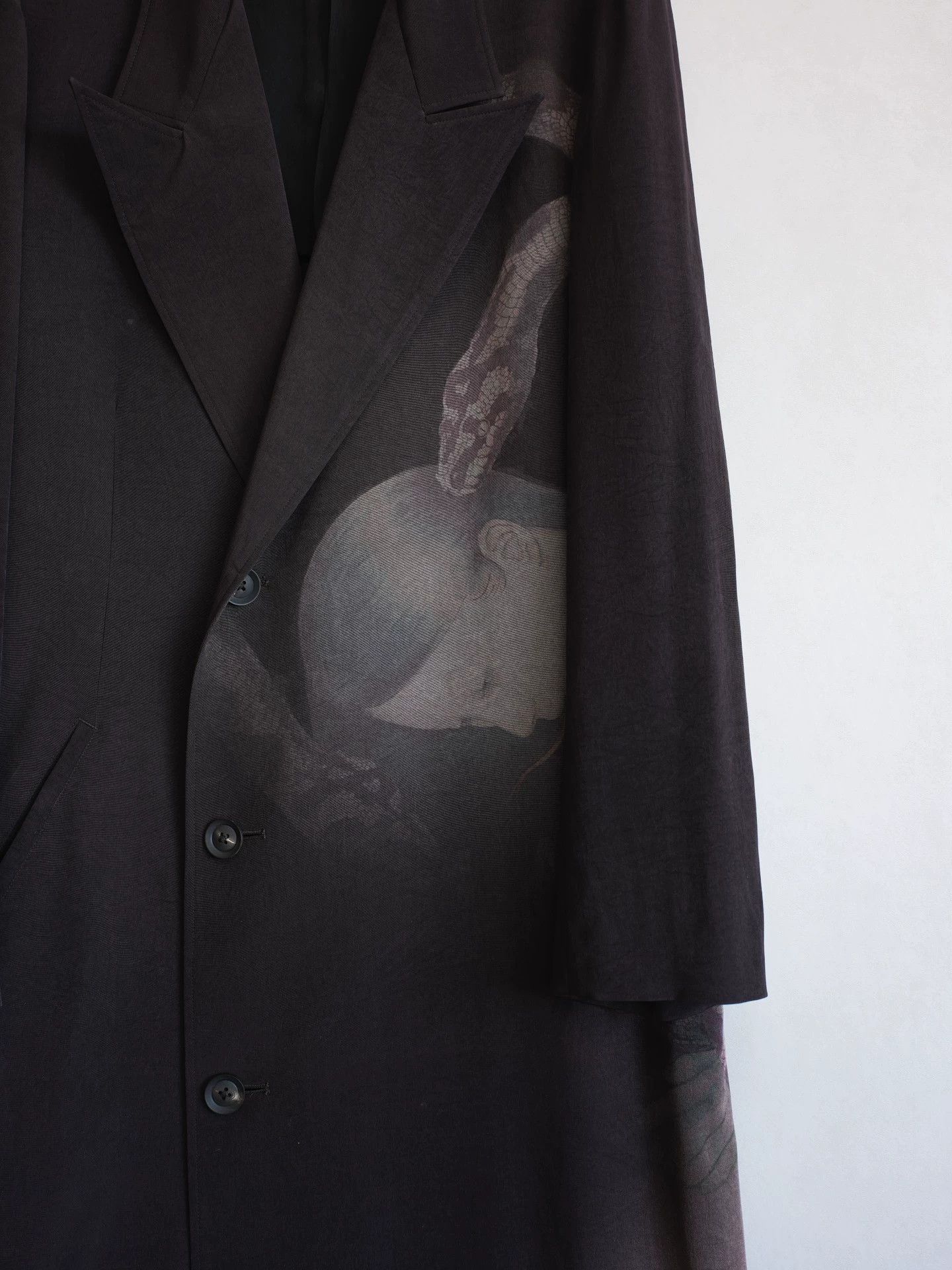 Yohji Yamamoto Yohji Yamamoto 20SS Snake Double-Breasted Coat Size 1 Size US S / EU 44-46 / 1 - 3 Thumbnail