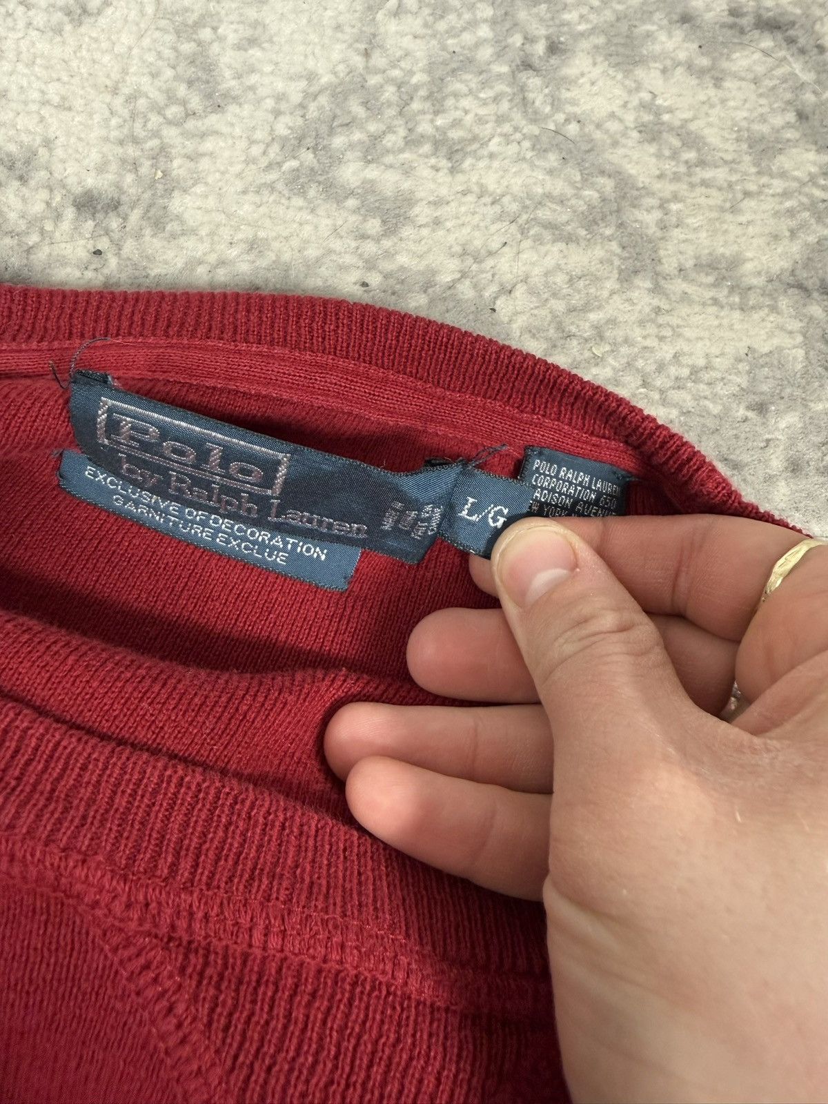 Polo Ralph Lauren Vintage Polo Ralph Lauren Cotton Sweater Size US L / EU 52-54 / 3 - 5 Thumbnail