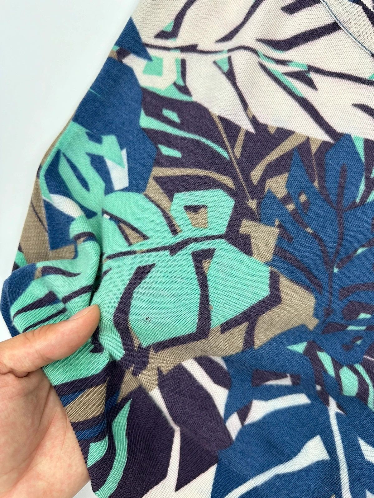 Gucci Gucci 00’s Jungle Leafs Cashmere Top Size S / US 4 / IT 40 - 3 Thumbnail