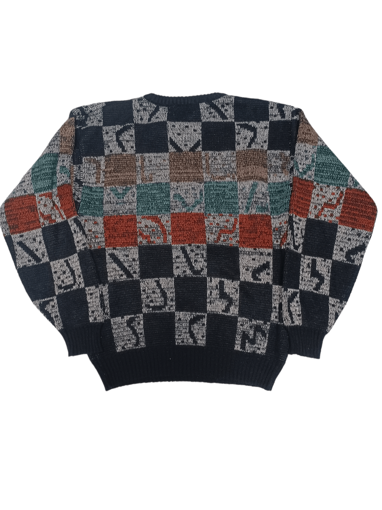 Other MADE IN KOREA VINTAGE CHECKERED OVERSIZE SWEATER Size US M / EU 48-50 / 2 - 2 Thumbnail