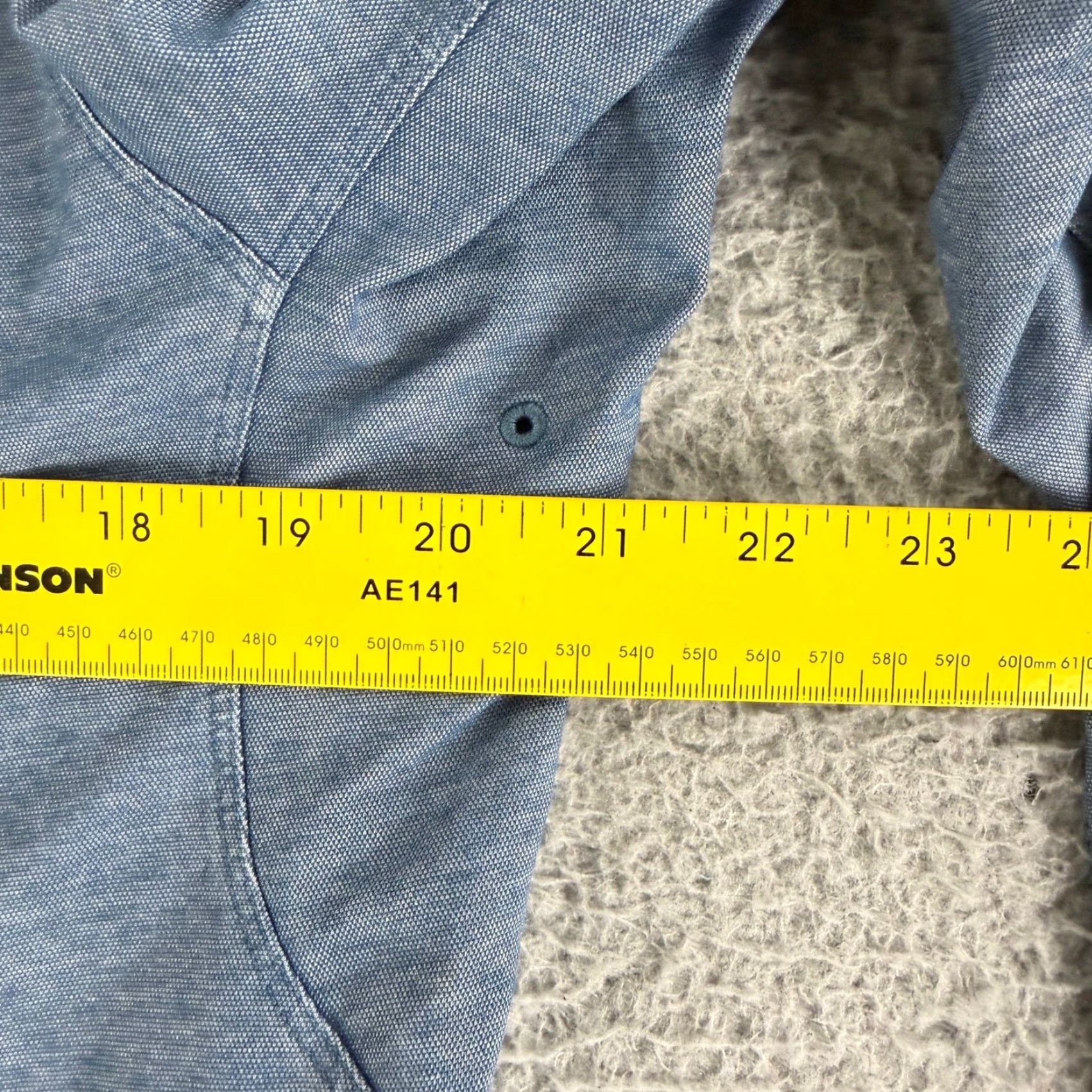 Lululemon Lululemon Button-Up Shirt Mens Large Blue Long Sleeve Technical Casual Shirt Size US L / EU 52-54 / 3 - 6 Thumbnail