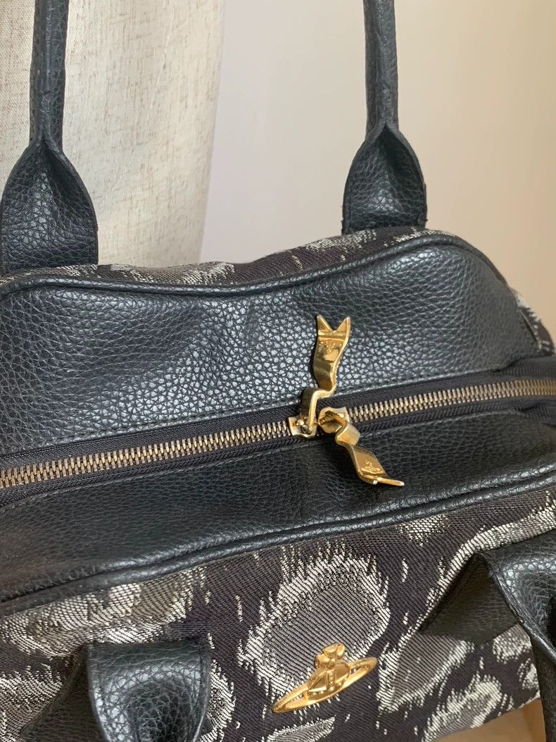 Vivienne Westwood Vivienne Westwood Black and grey leopard print bowling tot Size ONE SIZE - 5 Thumbnail