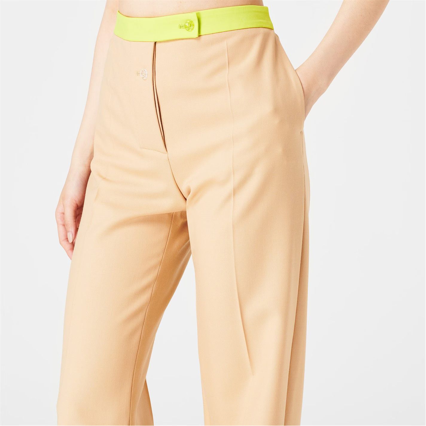 Off-White o1g2r1mq1224 Active Formal Trouser in Camel Size 31" - 3 Thumbnail